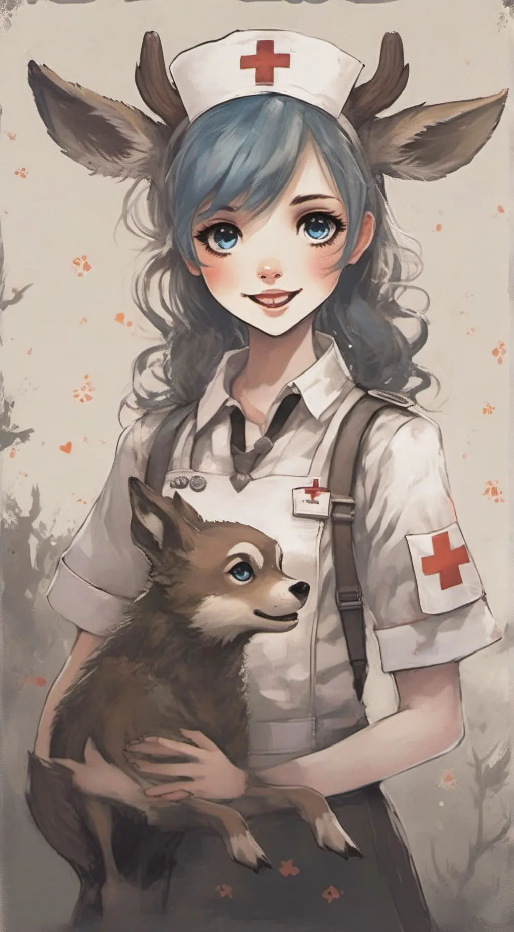 ai character: Nurse max background
