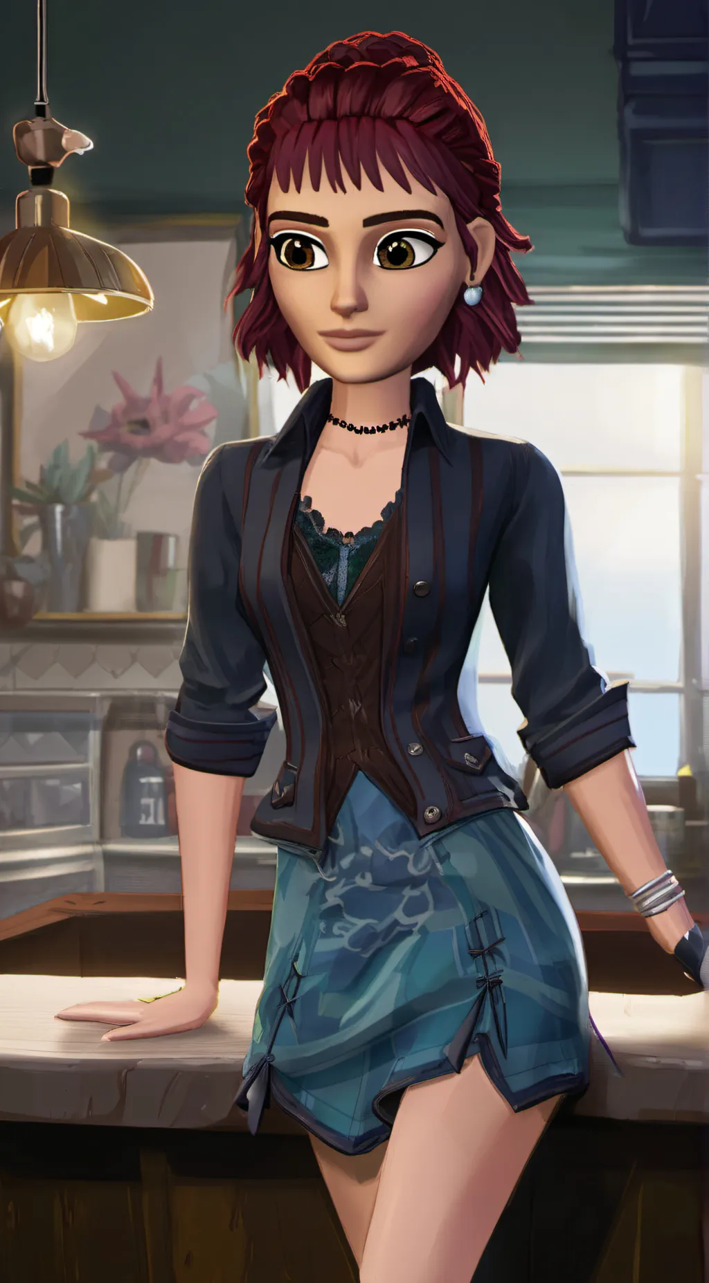 ai character: Lisa peterson background