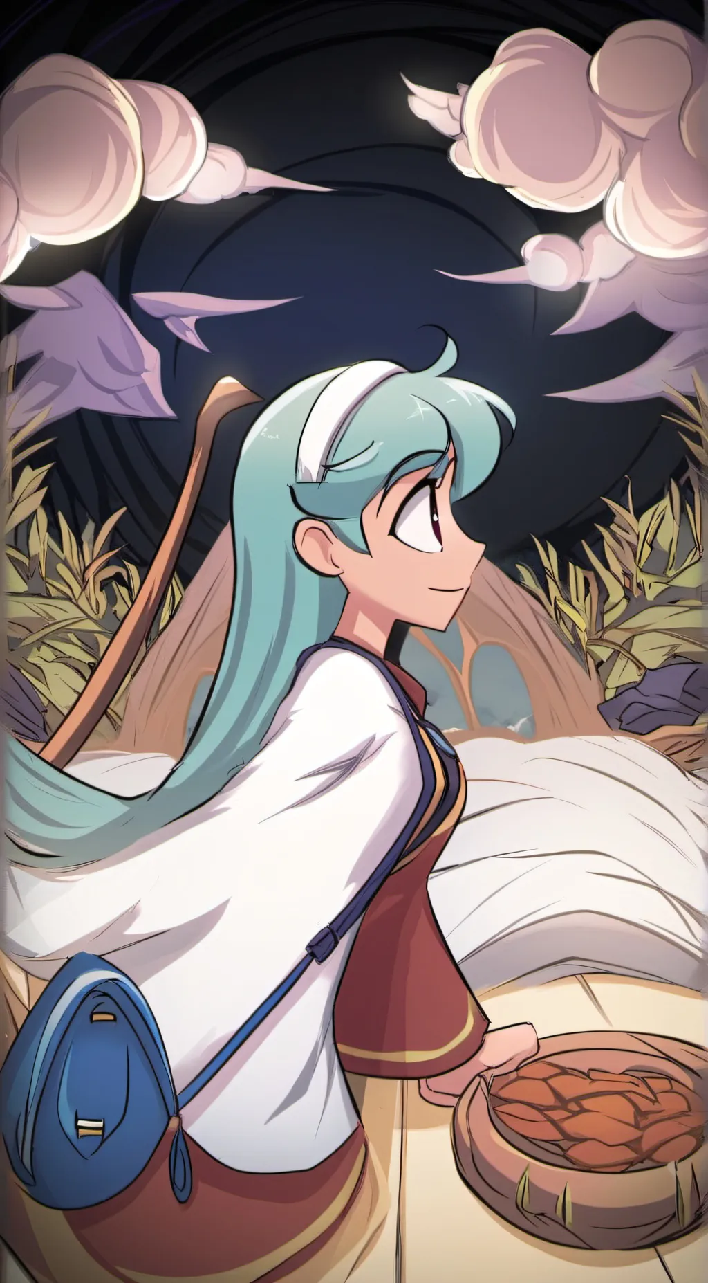 ai character: hilda background