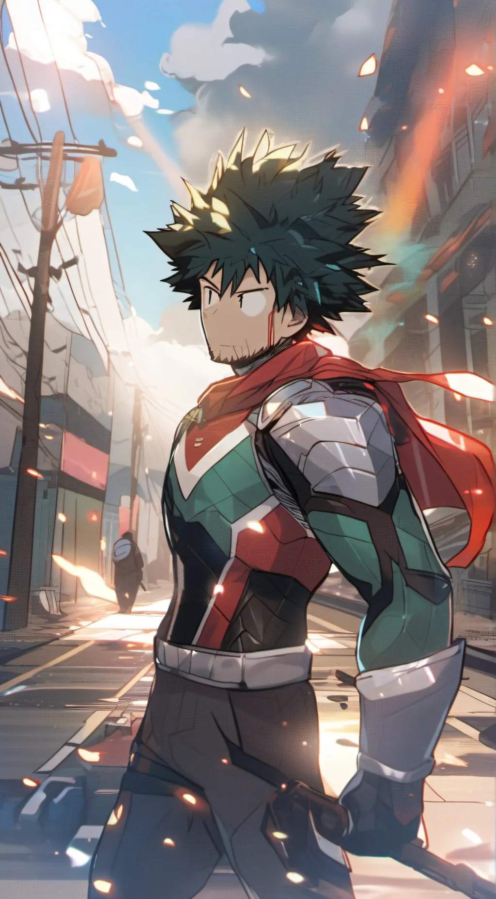 ai character: Deku background
