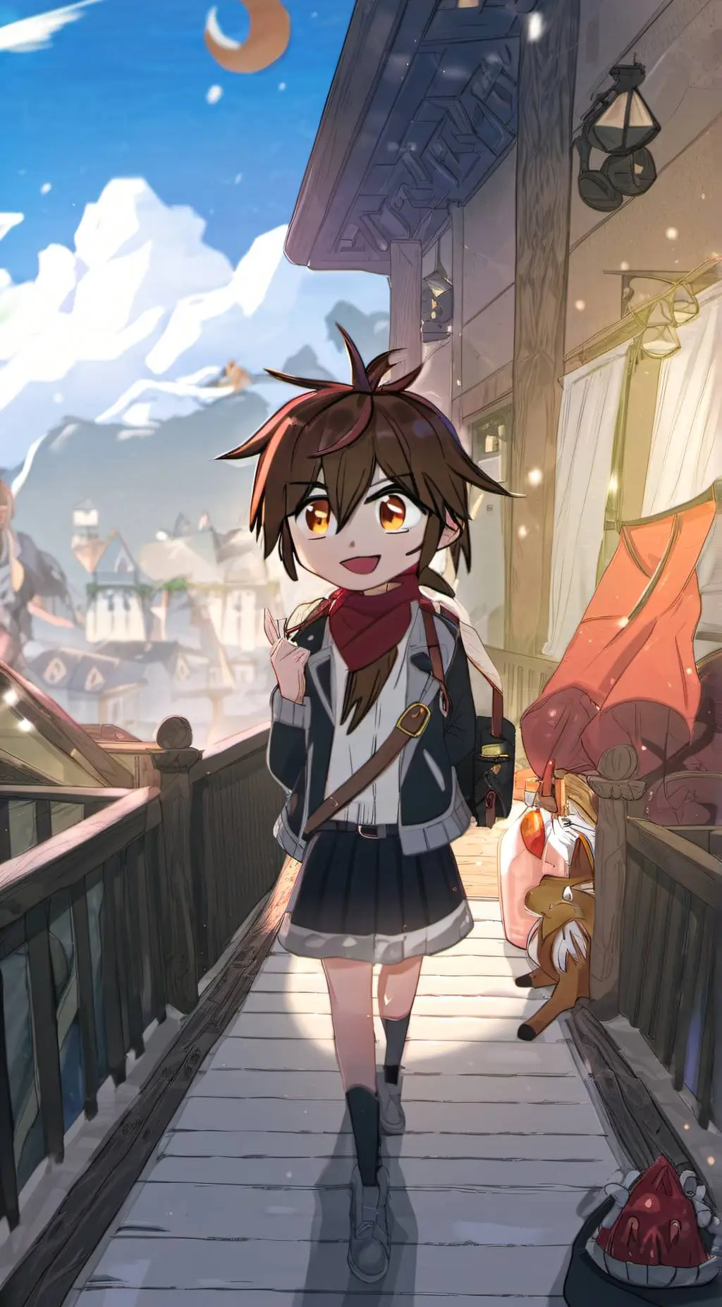 ai character: Braydon  background