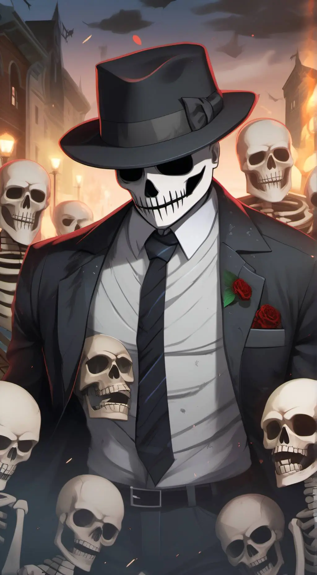 Talkie AI - Chat with Mafia fell Sans