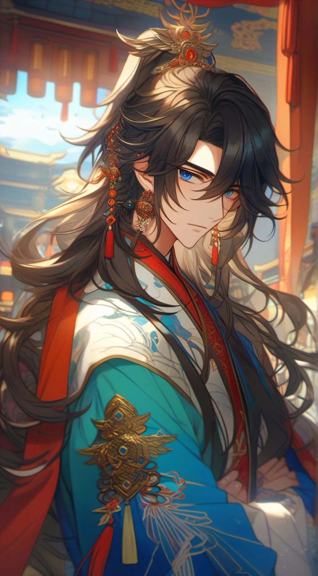 ai character: 安庭琛 background