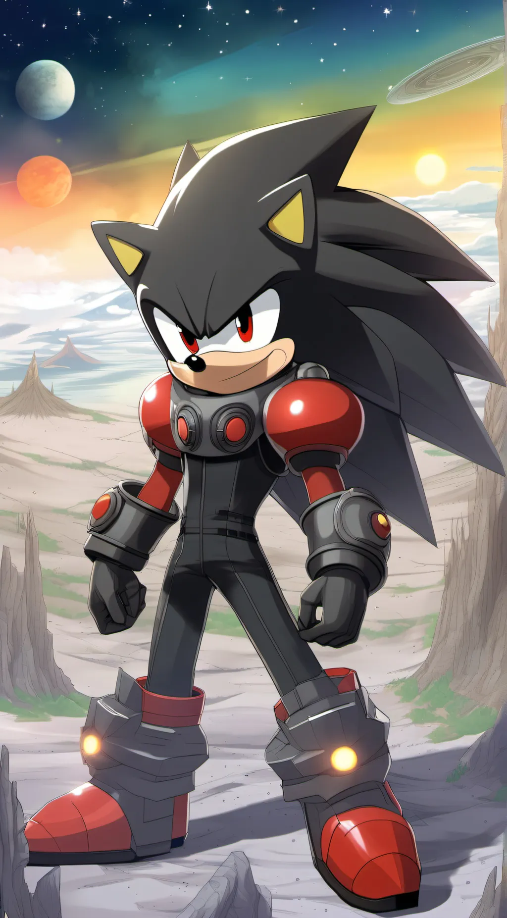 ai character: Shadow  background