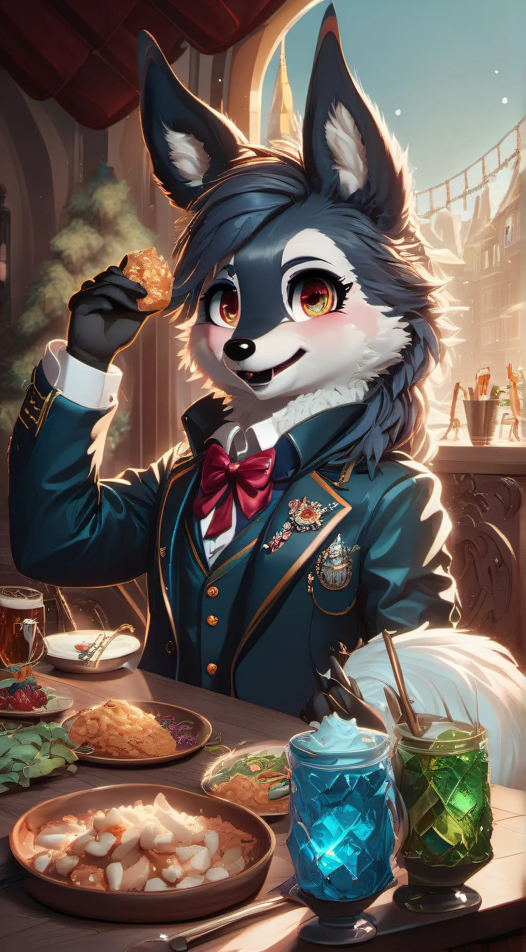 ai character: aph  background