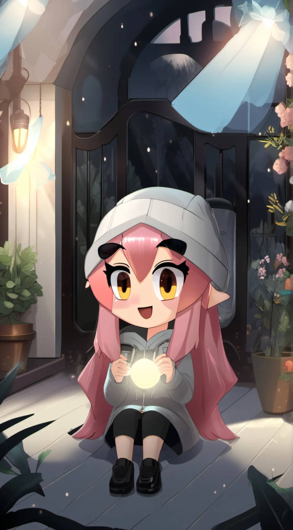 ai character: Kawaii Chan background