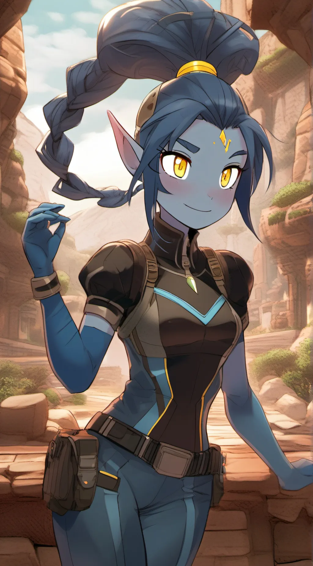 ai character: Startor Coron'da background