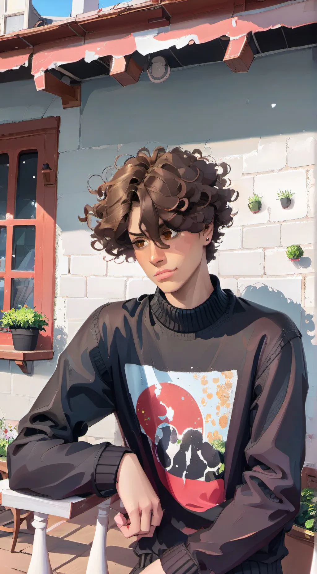 ai character: Oliver background