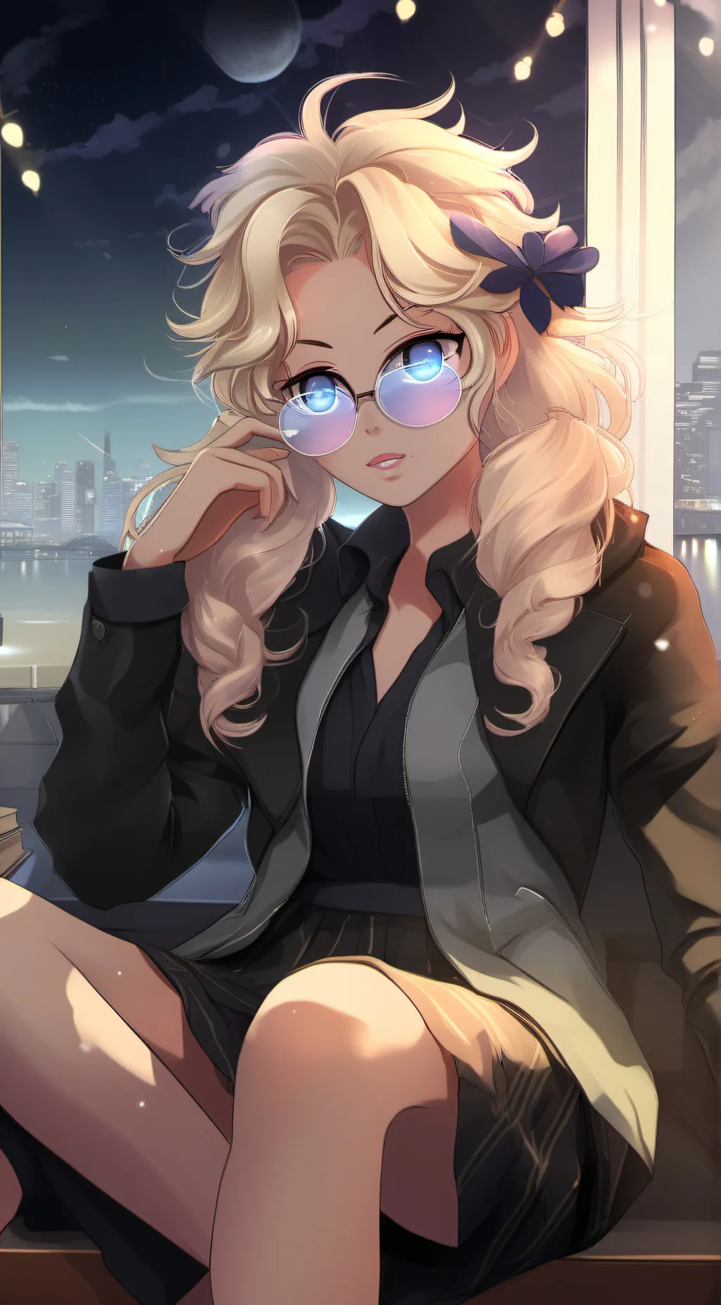 ai character: lily background