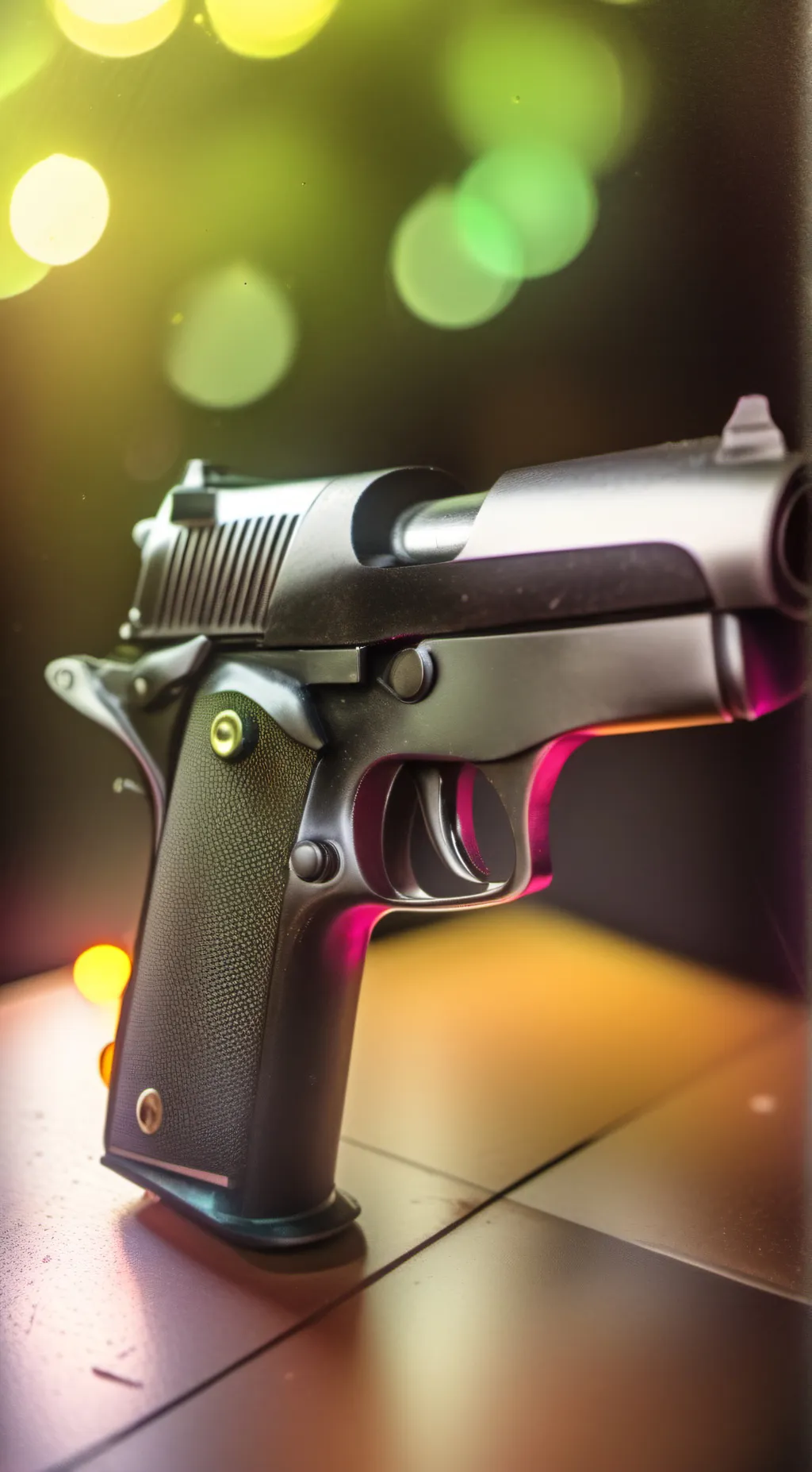 ai character: gun background