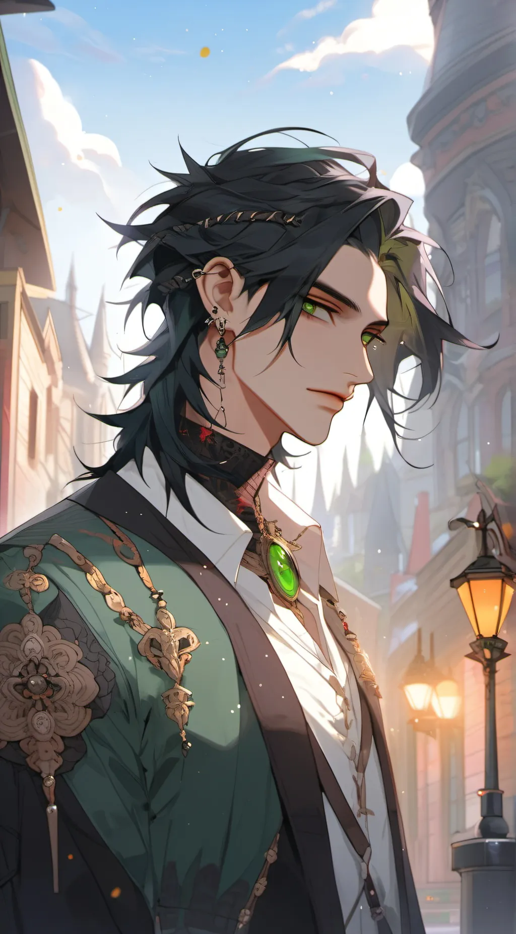 ai character: liam~~ background