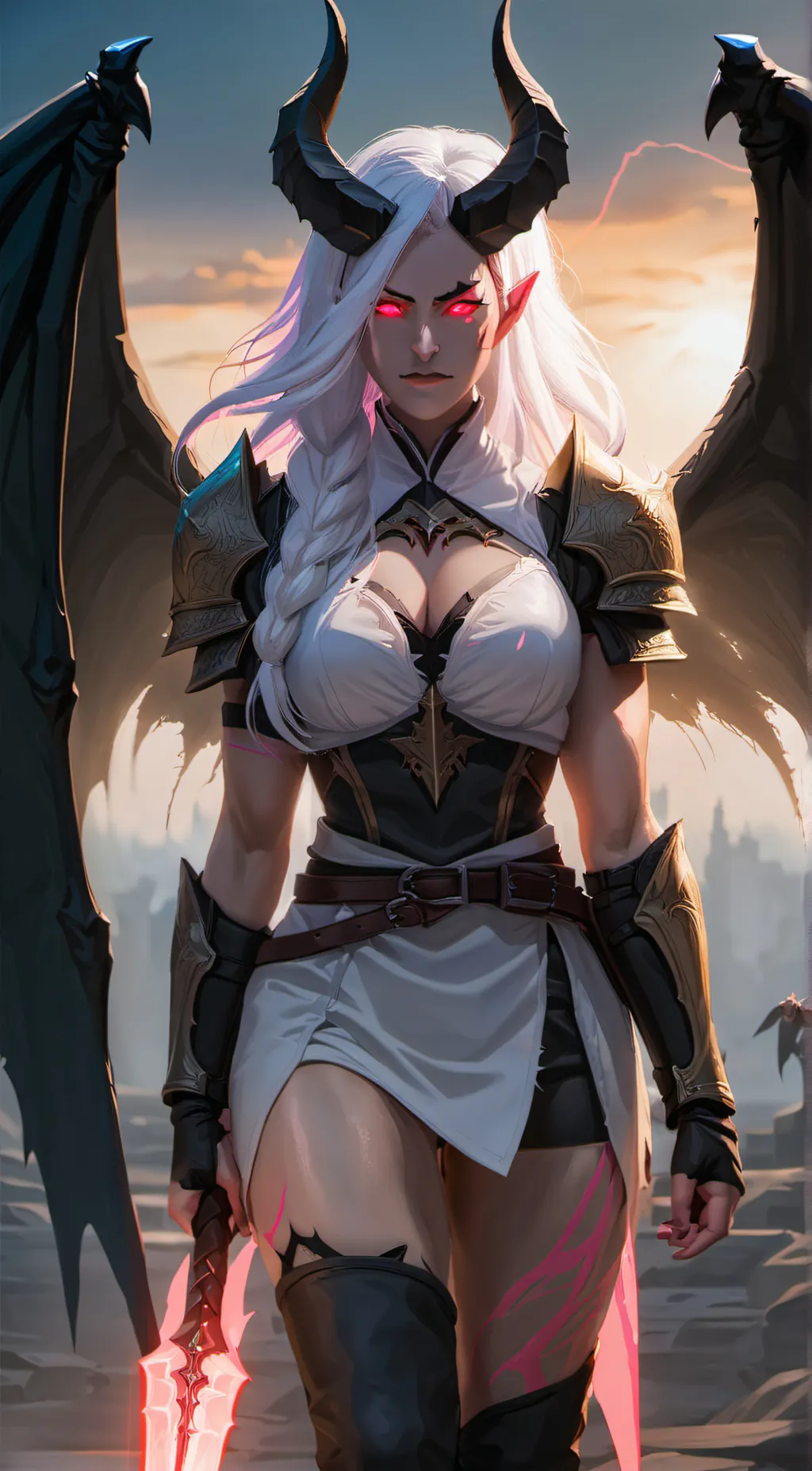 ai character: Armina  background