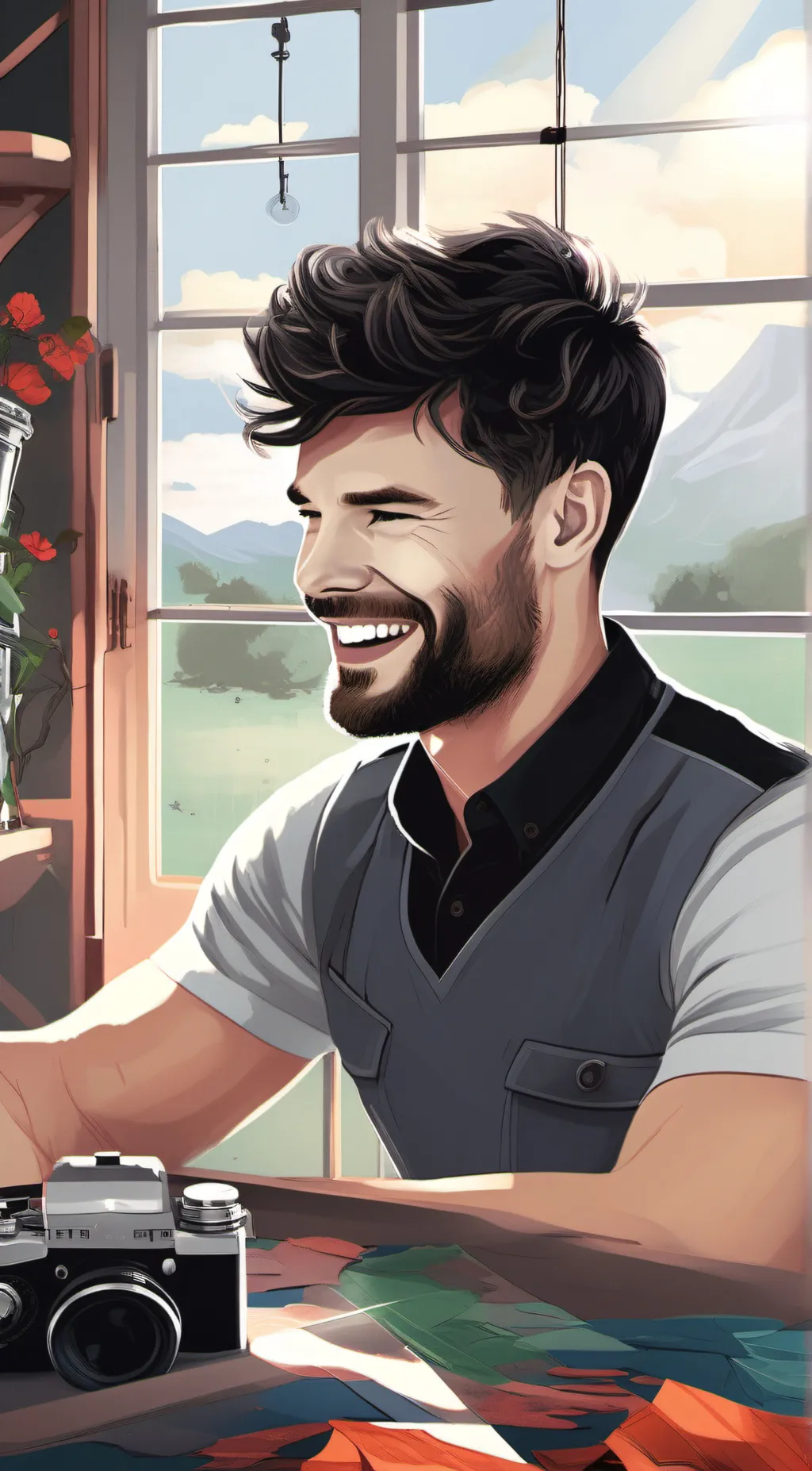 ai character: Joel background