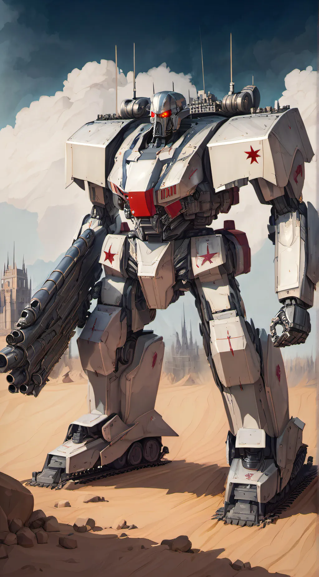 ai character: t-8000 background