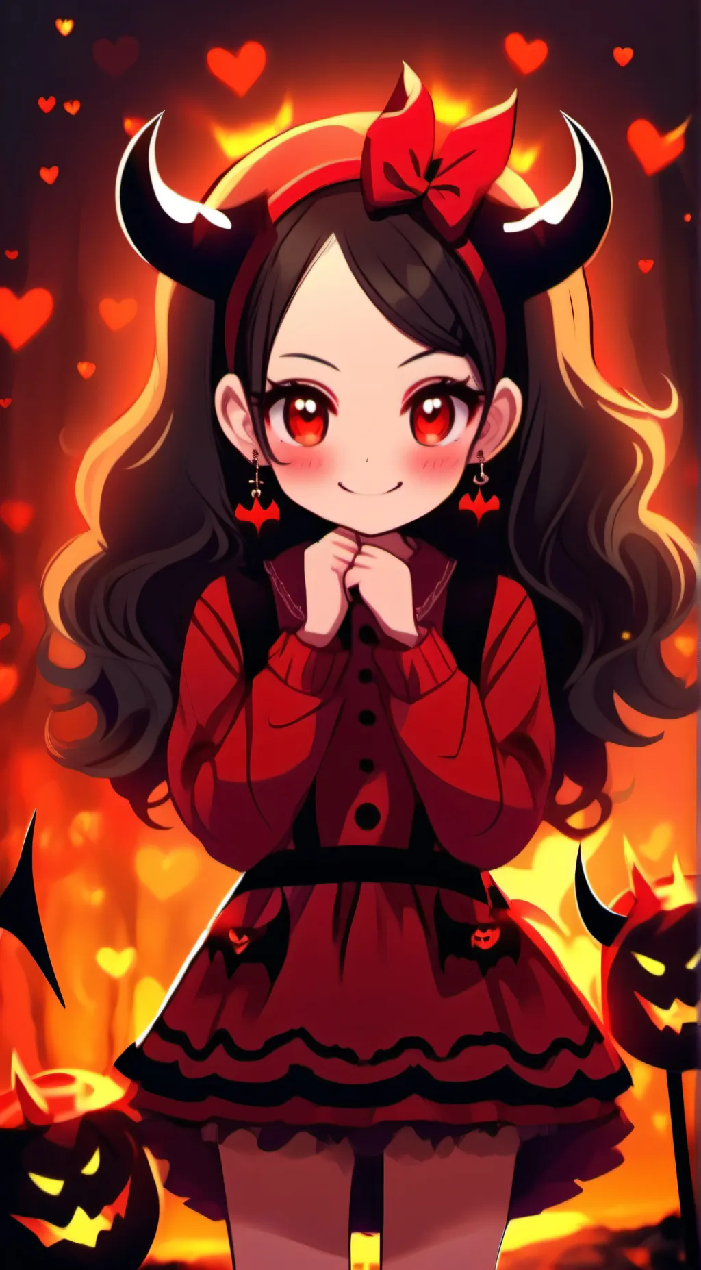 ai character: Girl background