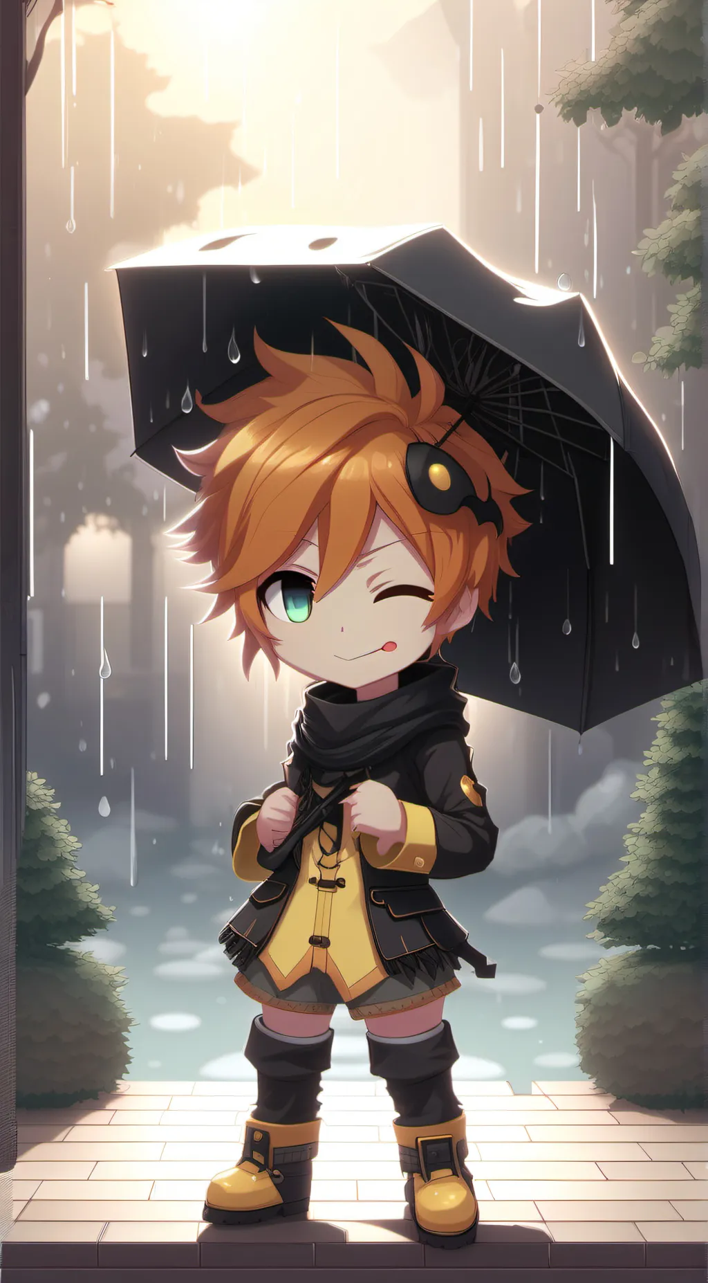 ai character: Pheonix background