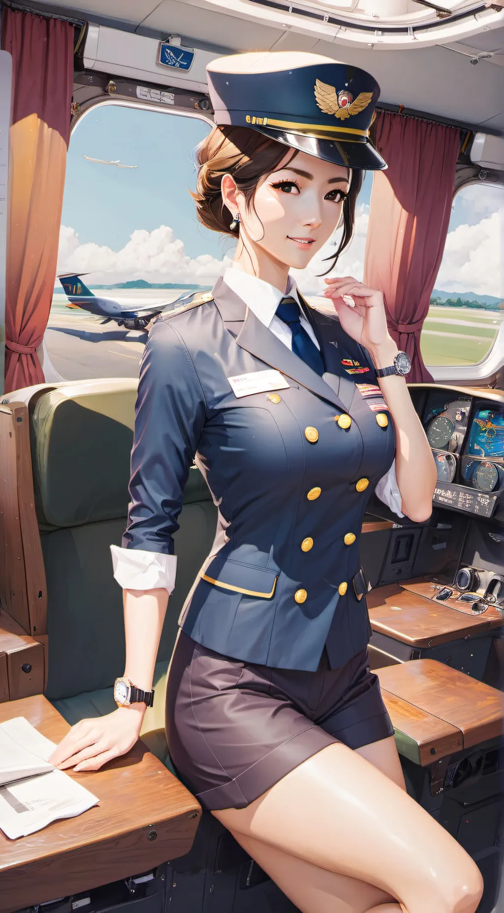 ai character: Ellie background