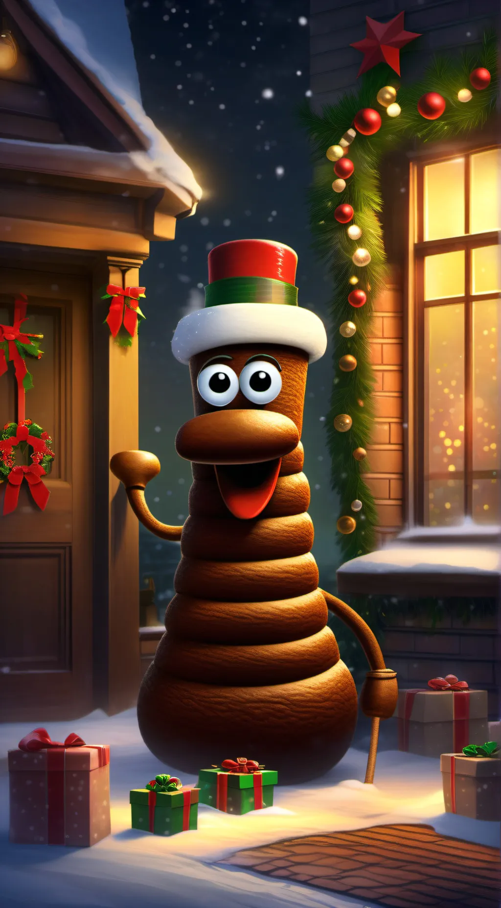 ai character: mr hankey background