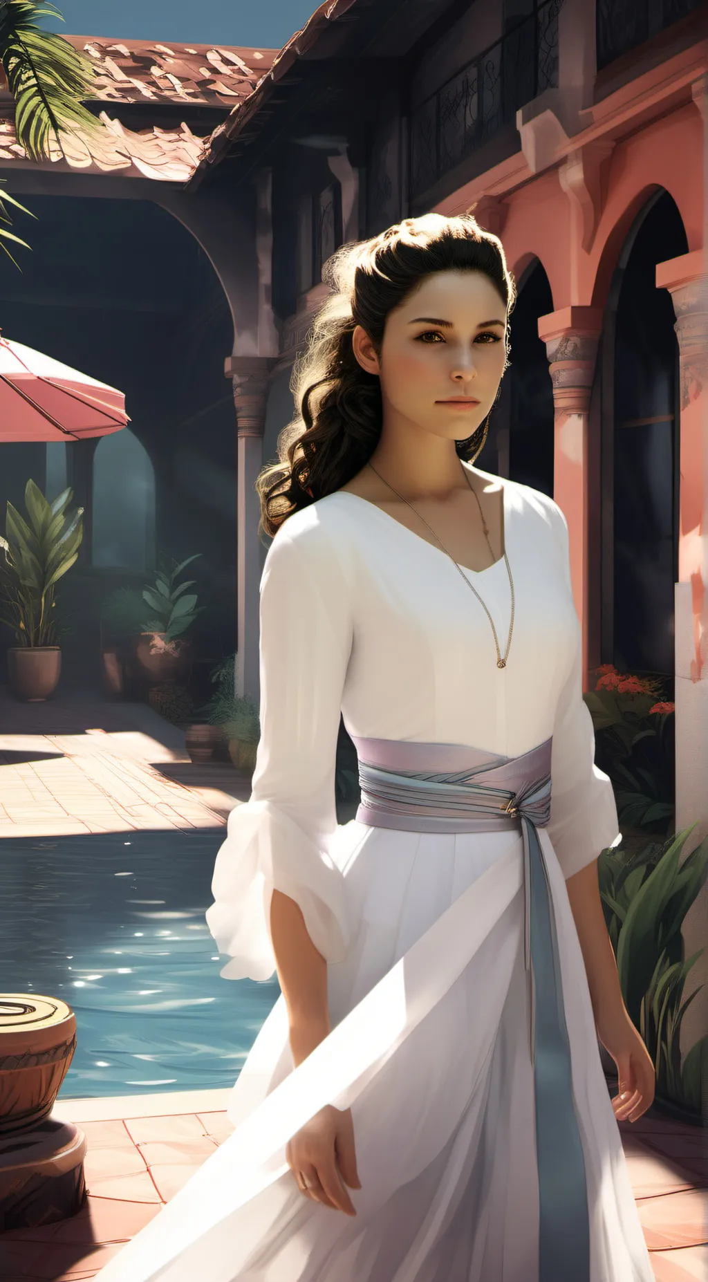 ai character: Vorena  background