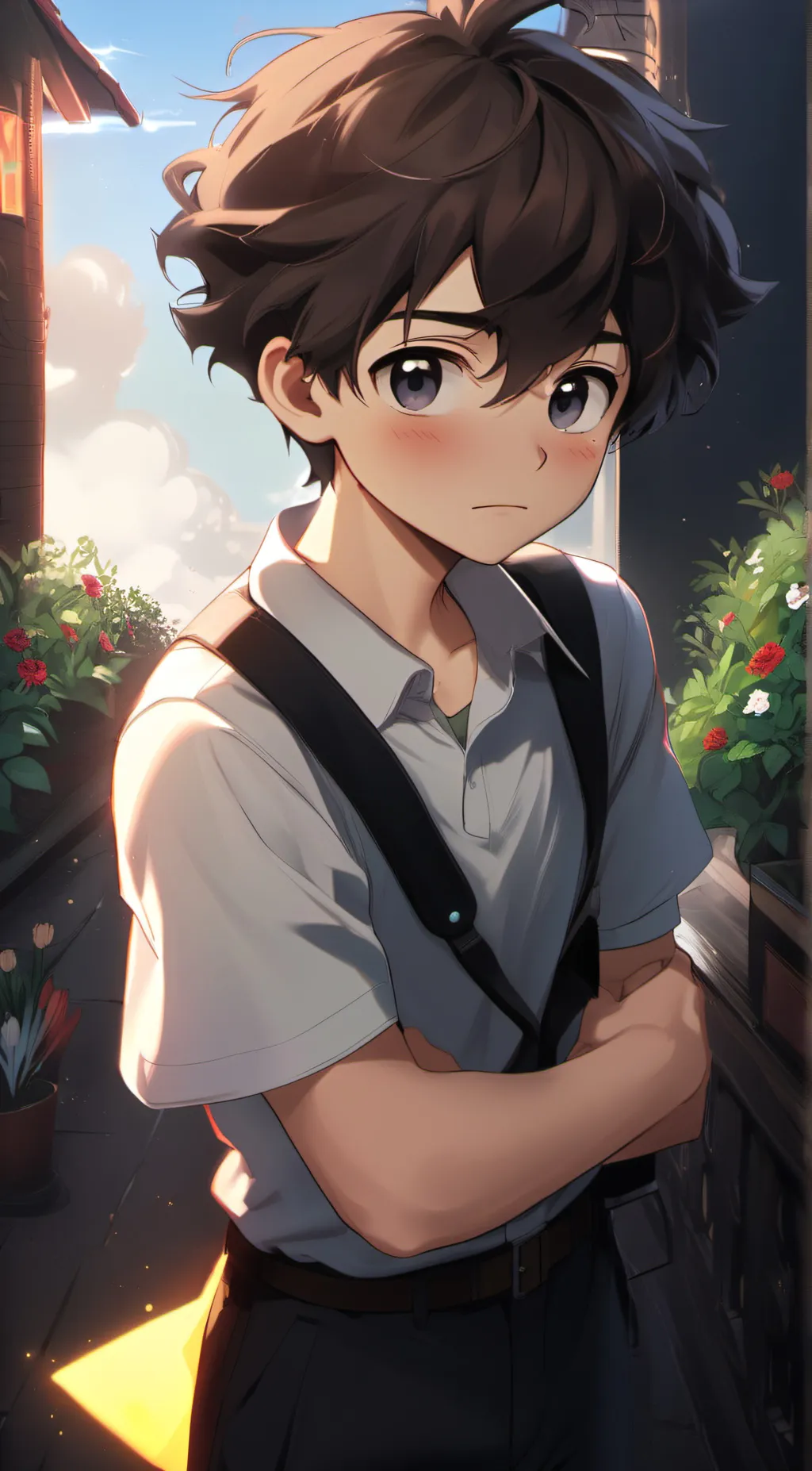 ai character: Eddison / Eddie  background