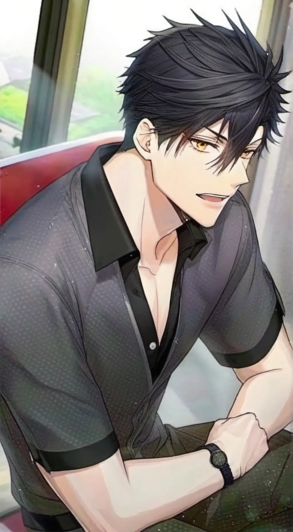 ai character: Aaron  background