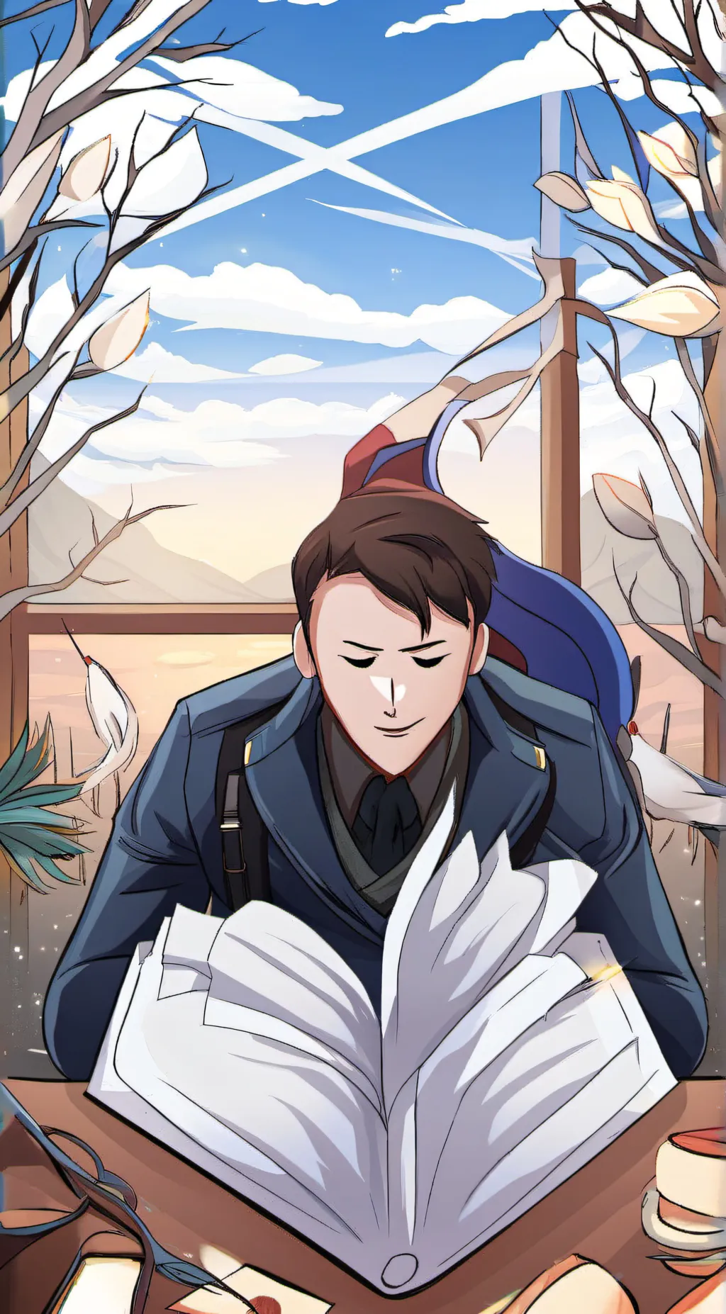 ai character: Lila background