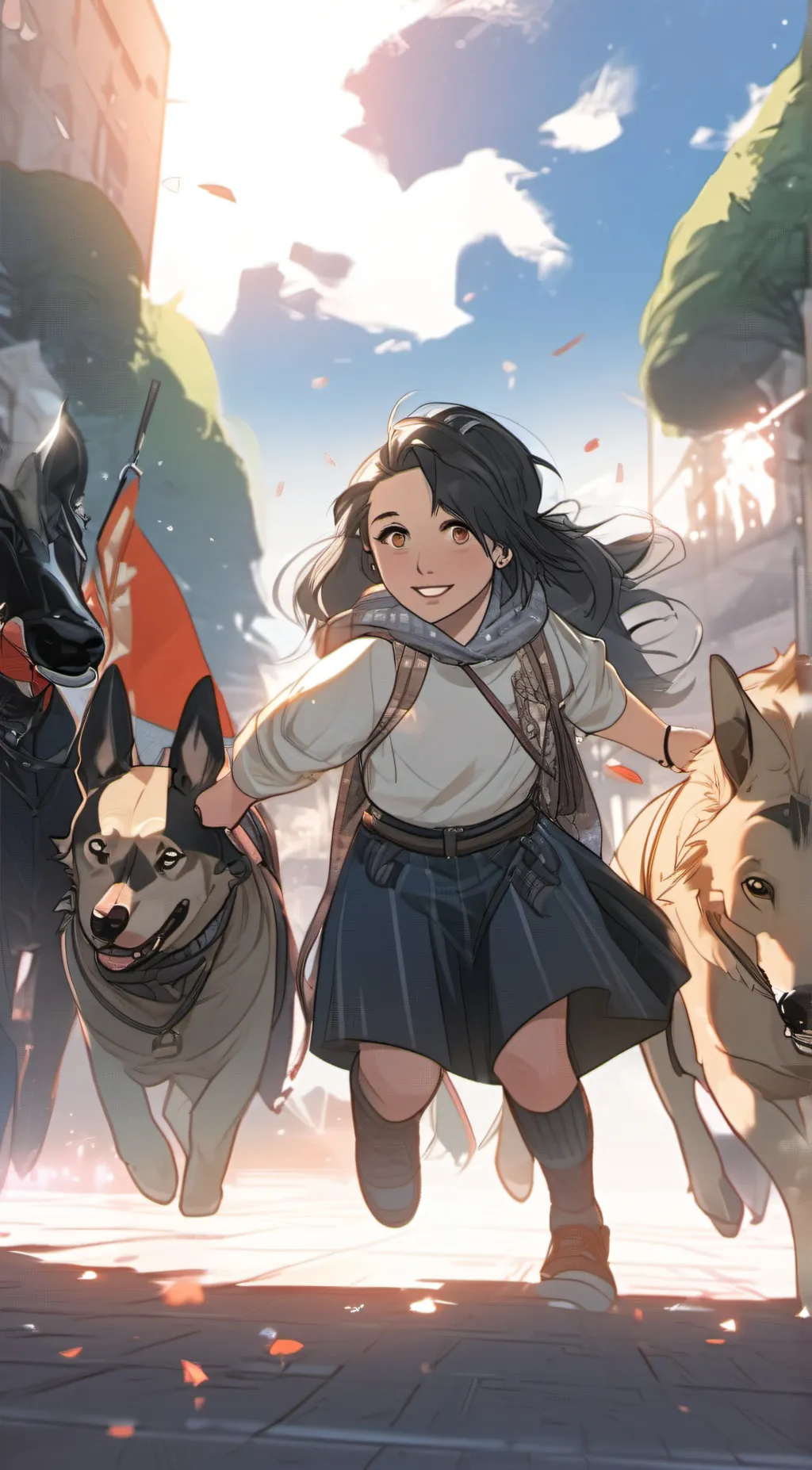 ai character: Dzl and razzle background