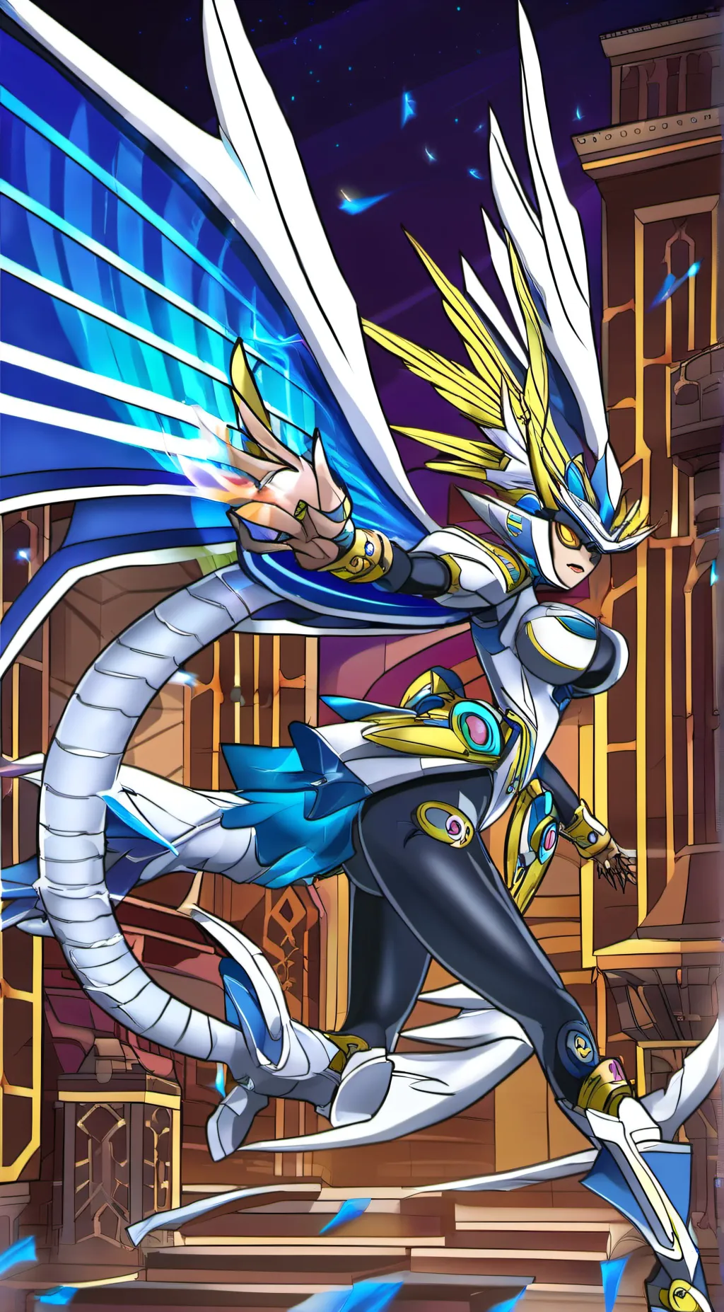 ai character: Firewall Dragon  background