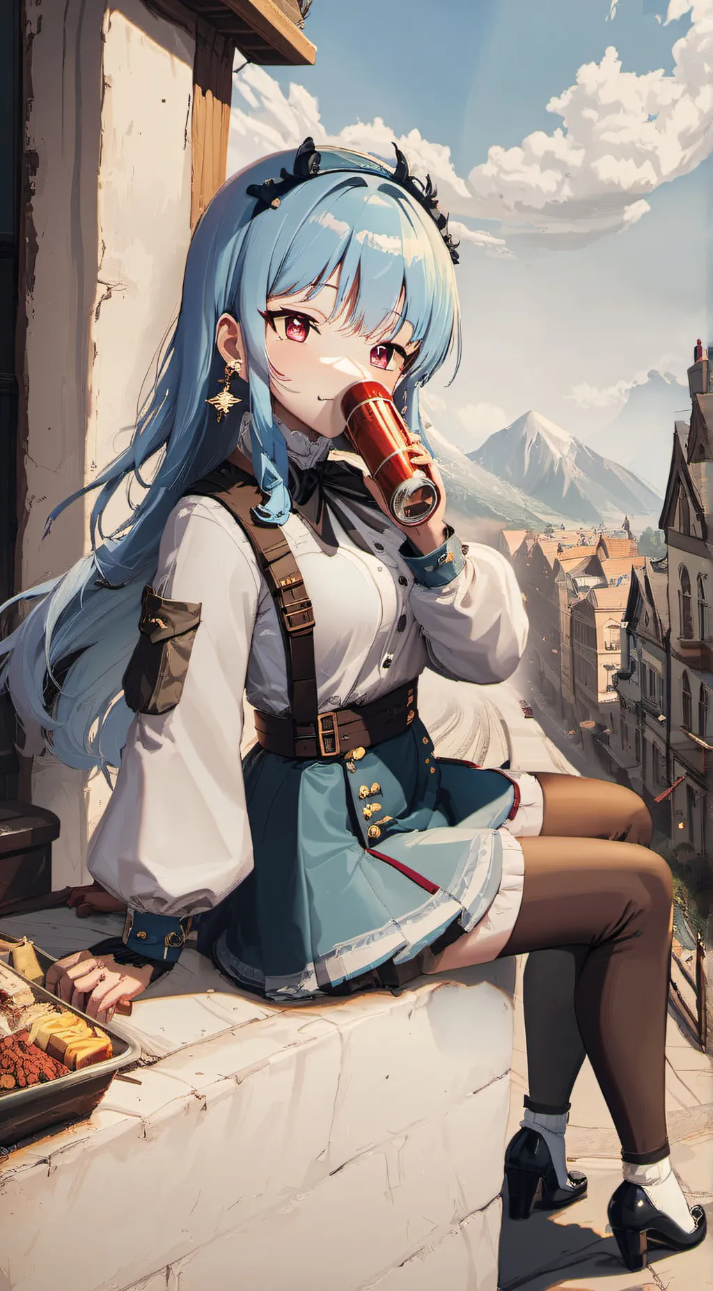 ai character: Sally  background