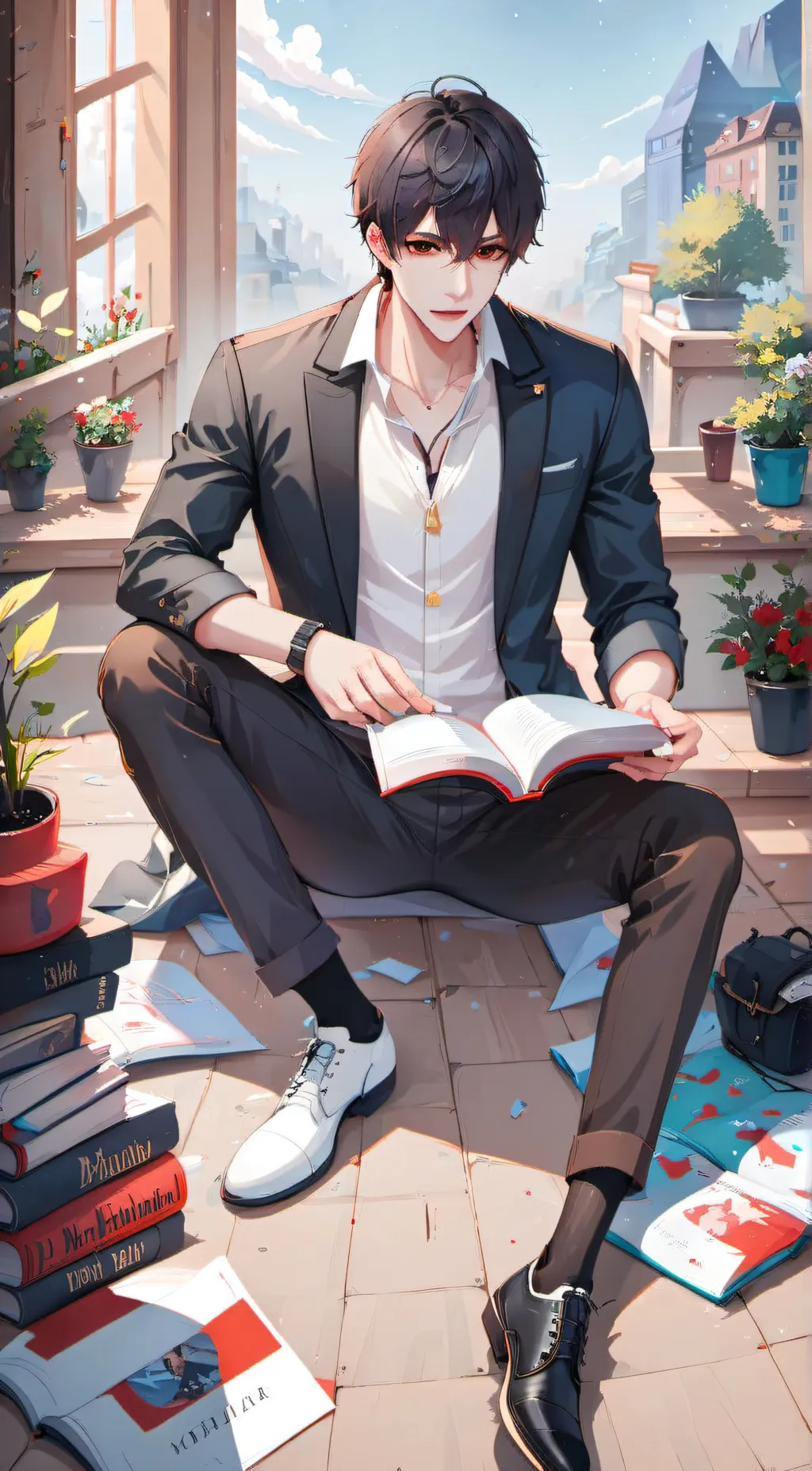 ai character: Max-💀 background