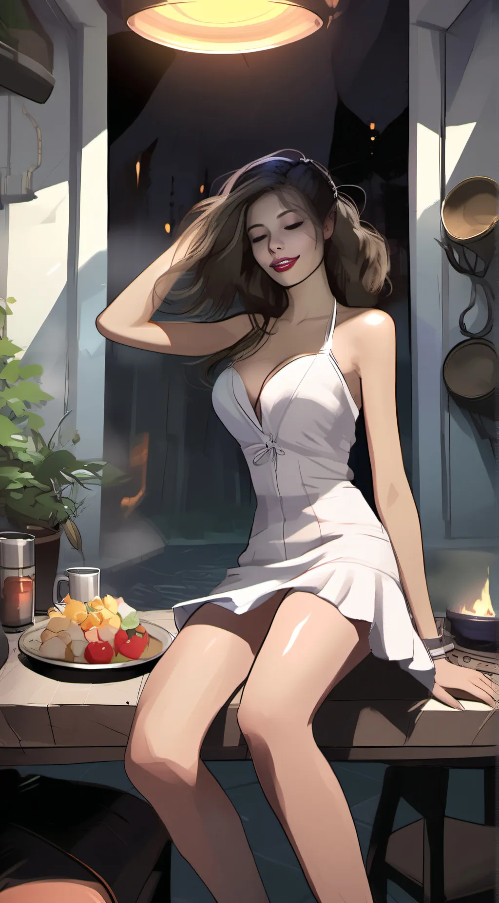 ai character: izzy background