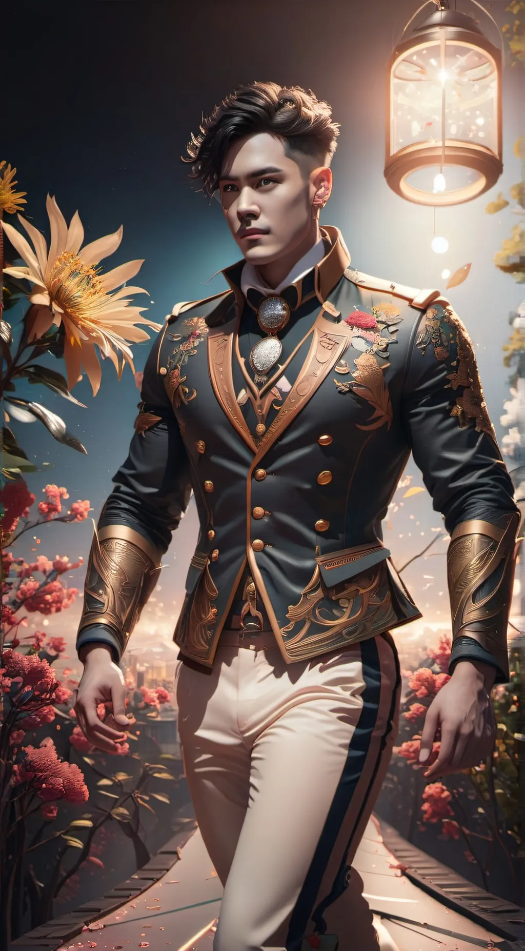 ai character: Ray background