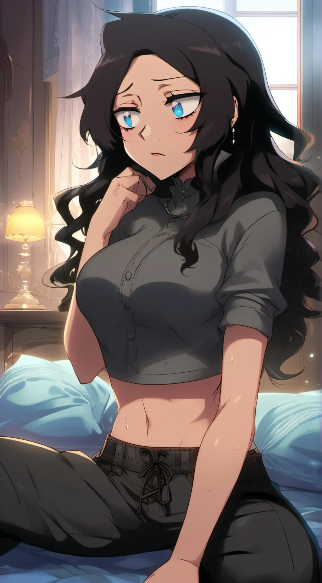 ai character: Rose background