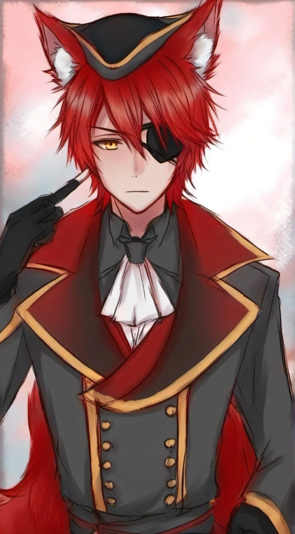 ai character: Foxy background