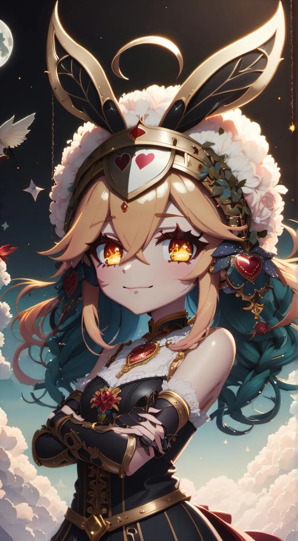 ai character: binin gonan♊✨ background