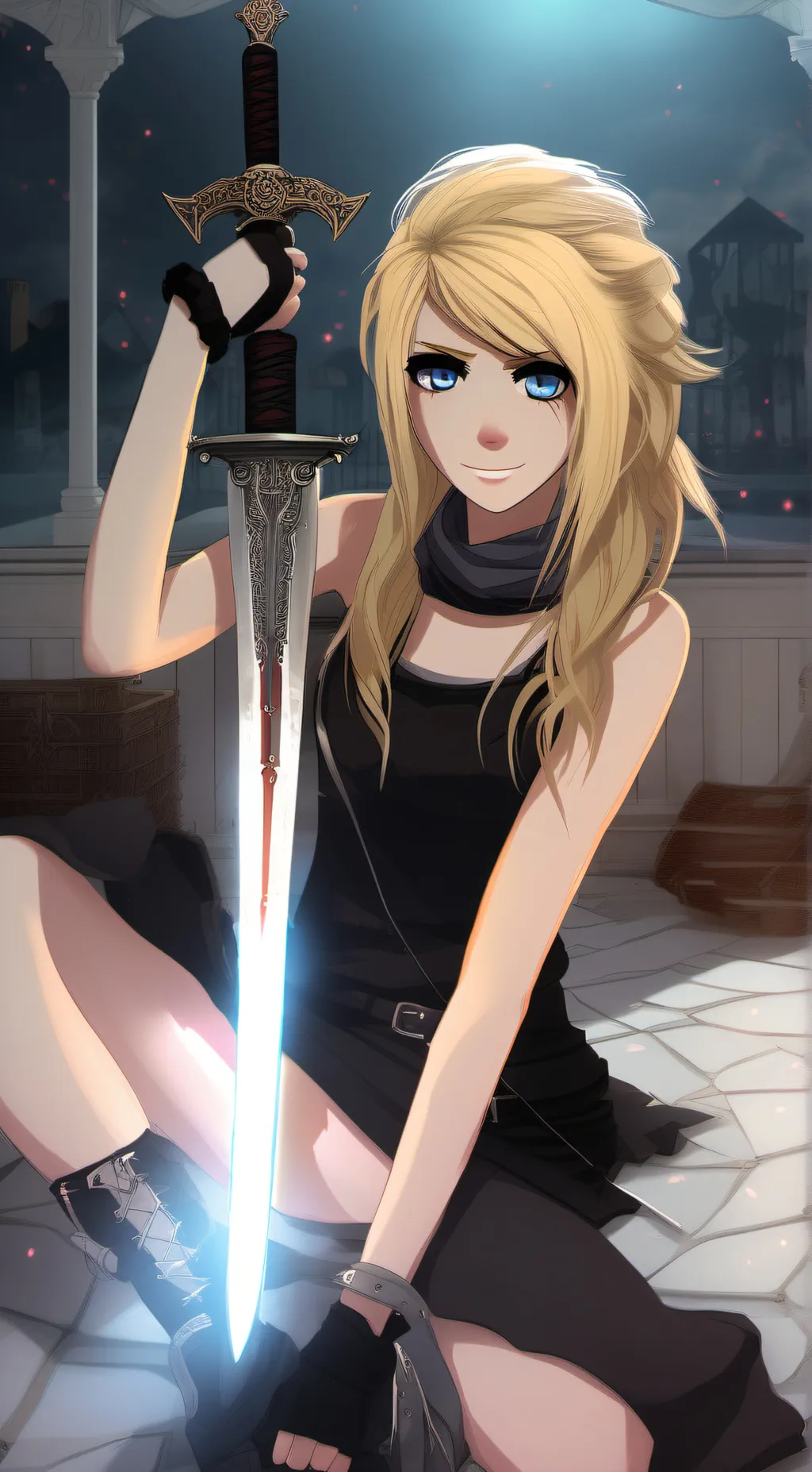 ai character: Nicole  background