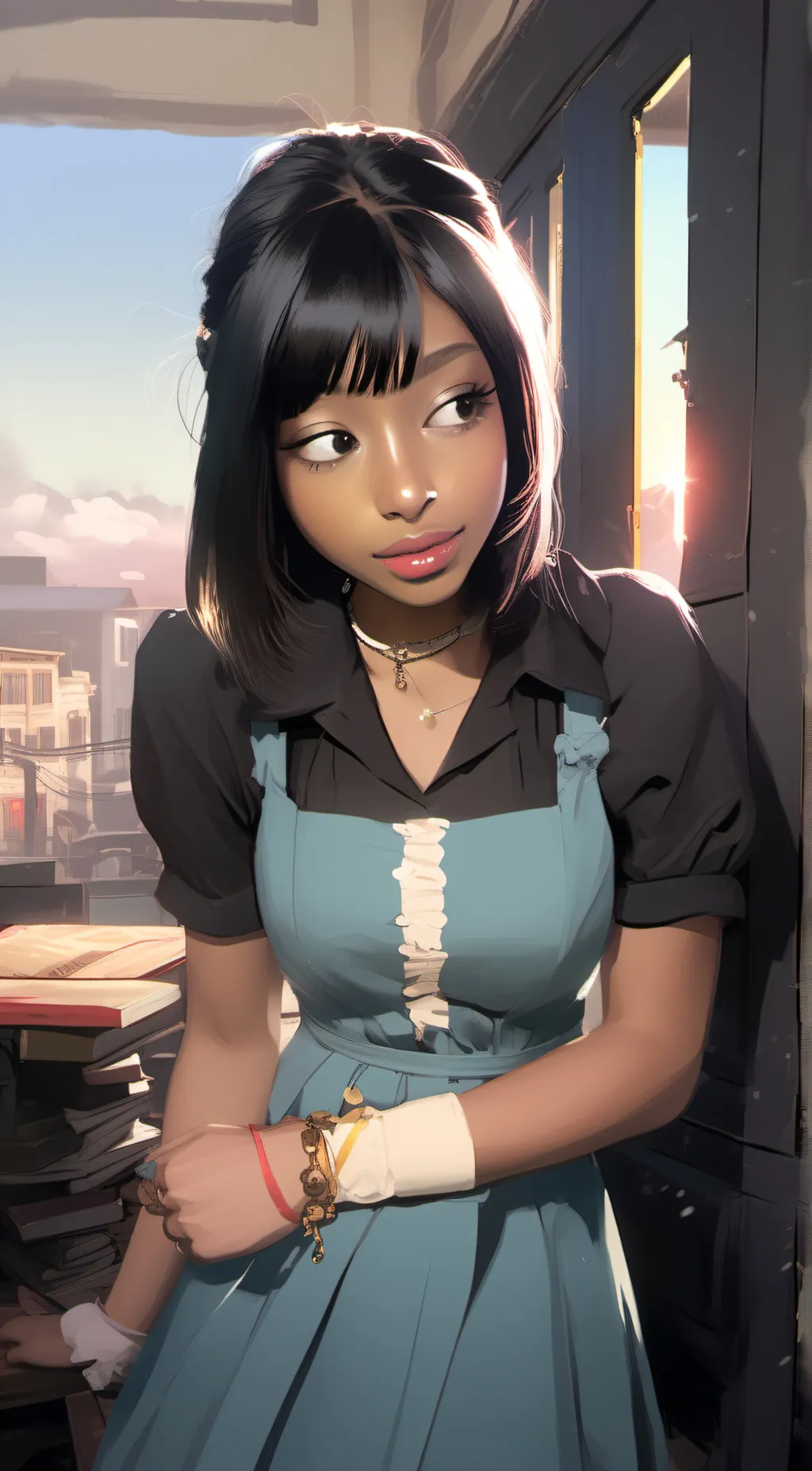 ai character: Y2kbae background