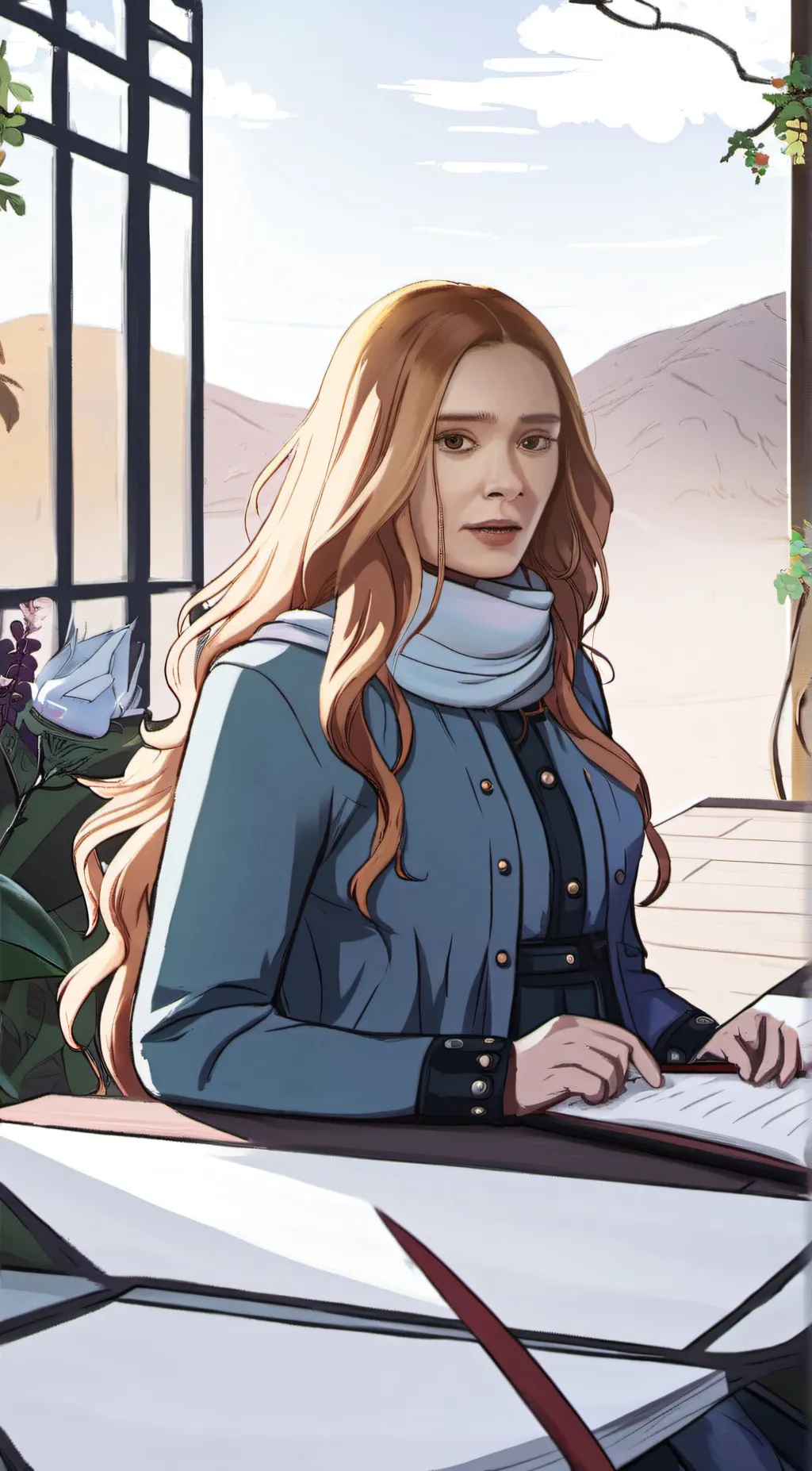 ai character: Wanda Maximoff background