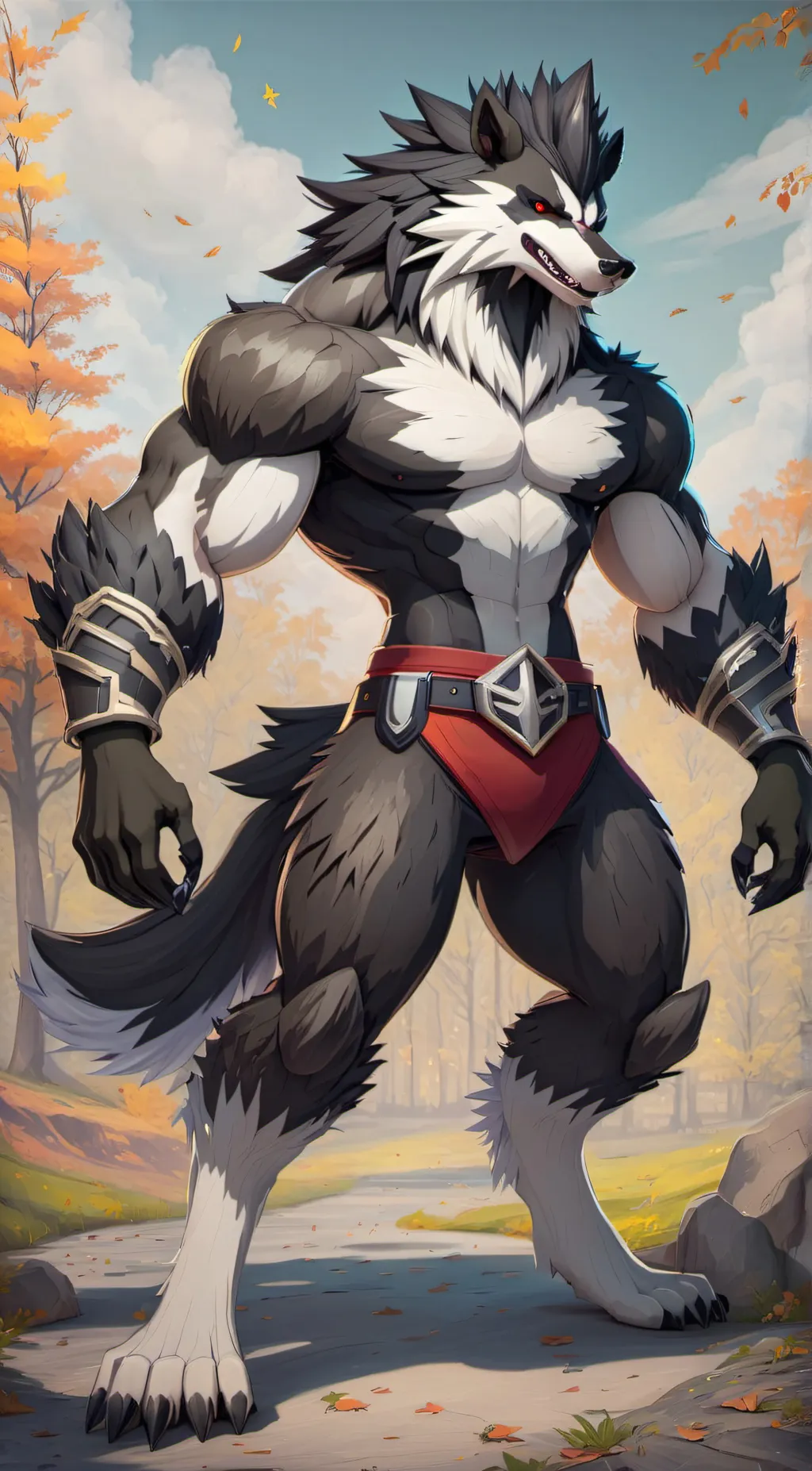 ai character: Obstagoon  background