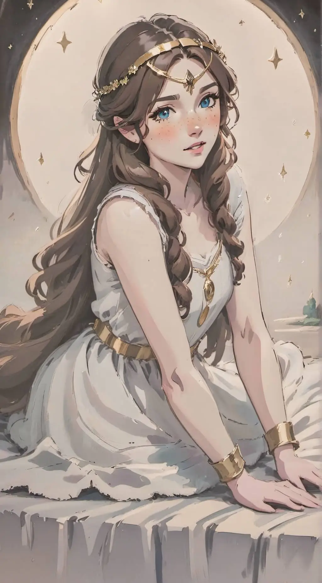 ai character: Anastasia background