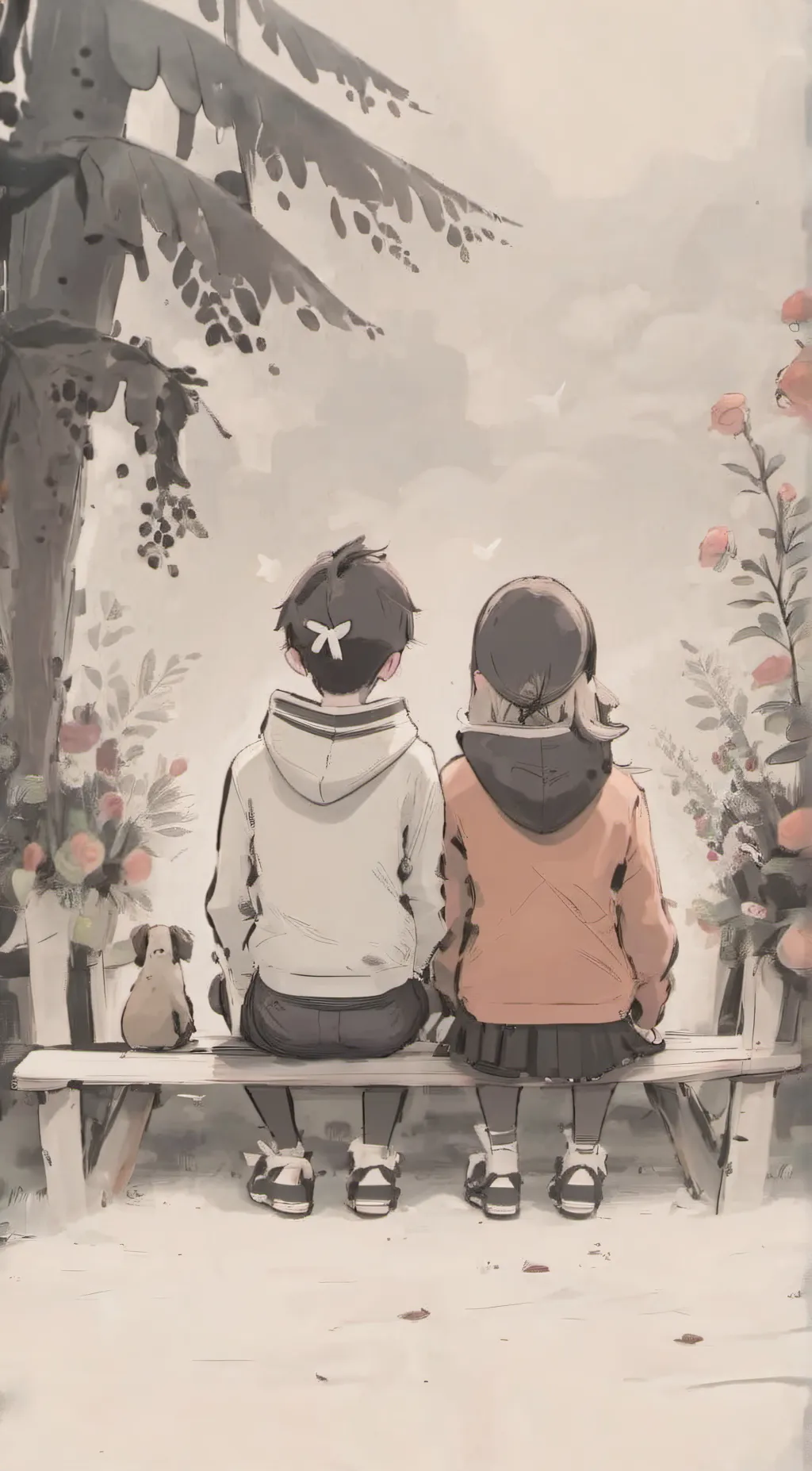 ai character: John ann sohpia background