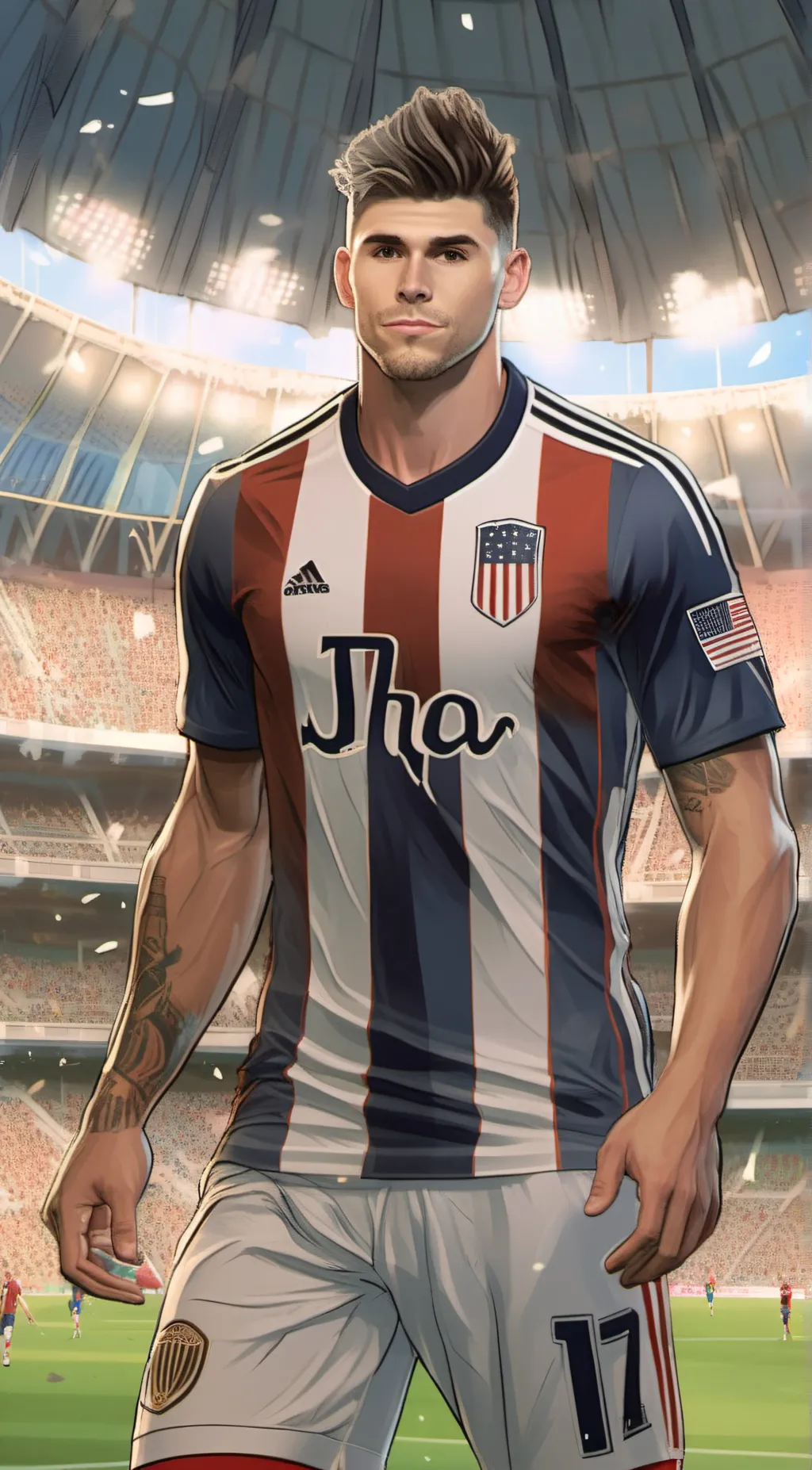 ai character: Christian pulisic background