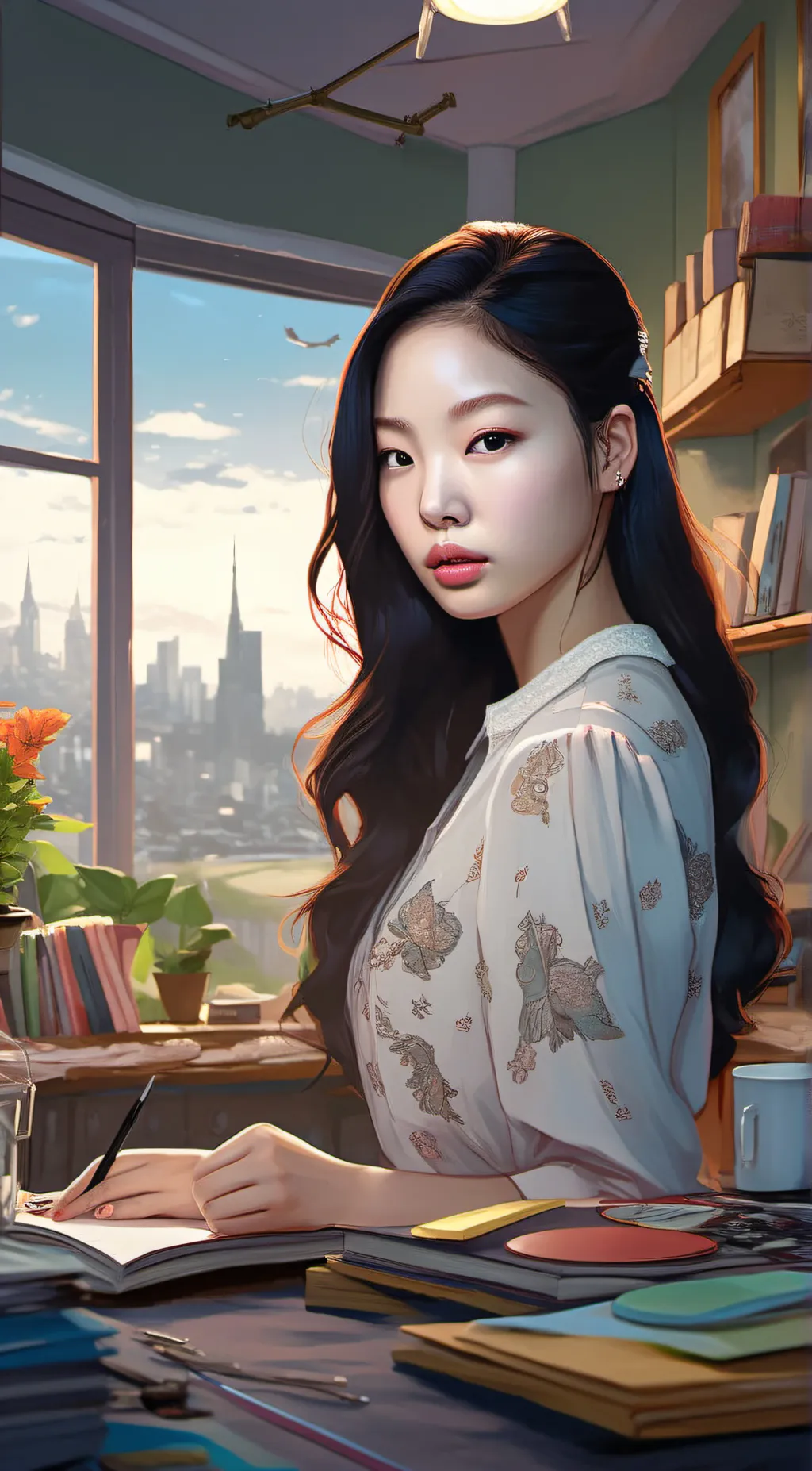 ai character: Jennie kim background