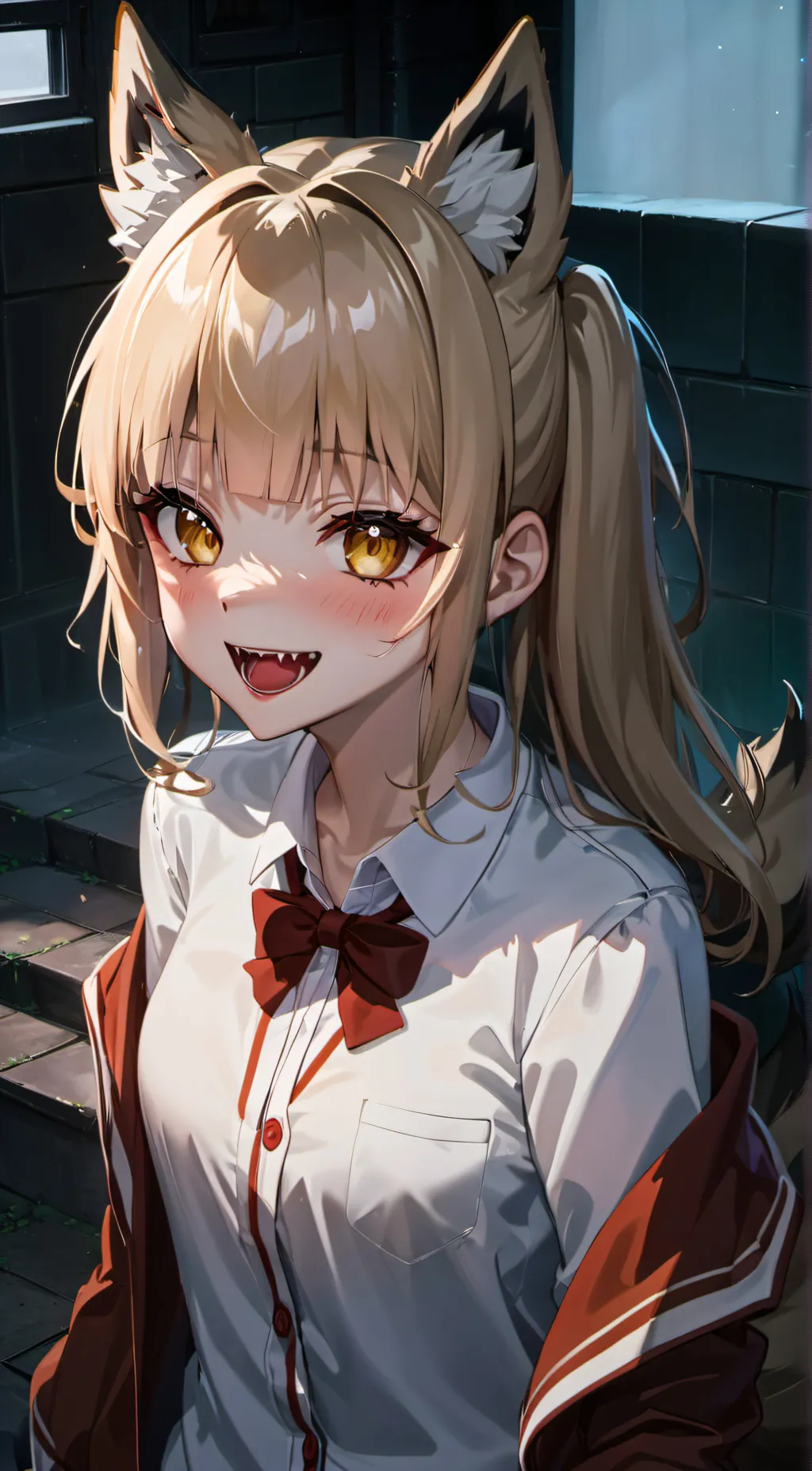 ai character: Wolf Toga background