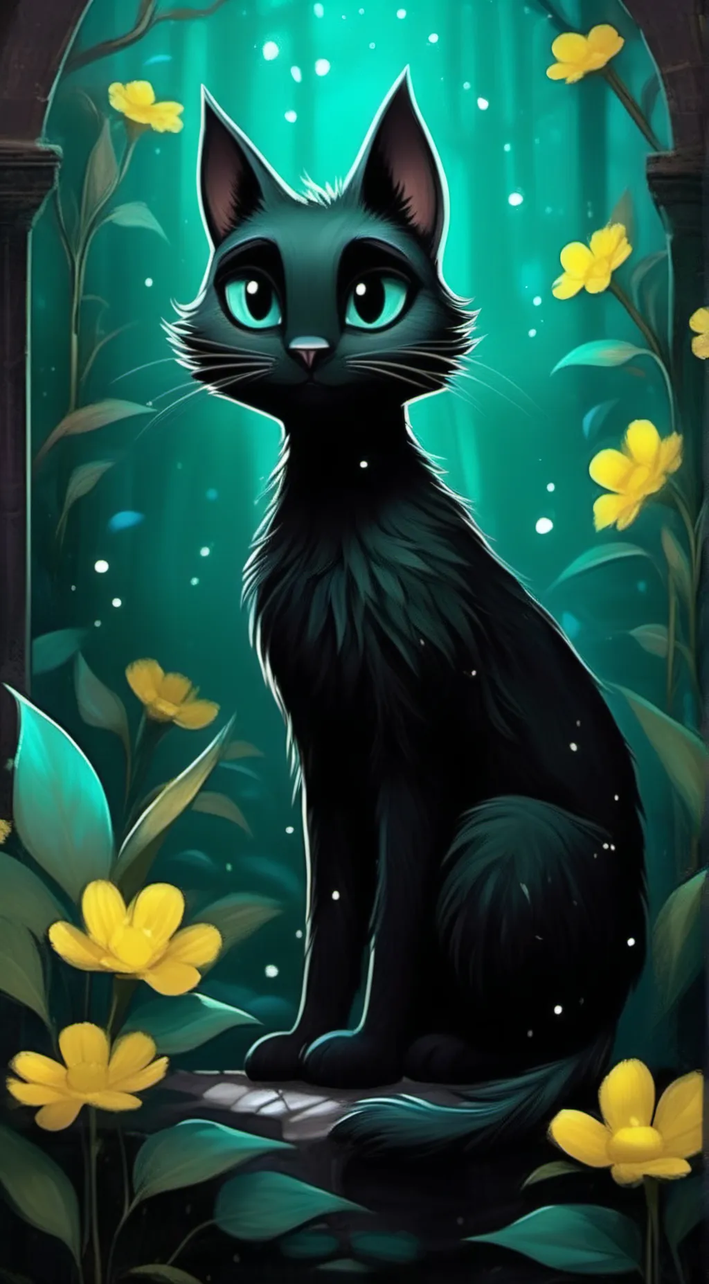 Talkie AI - Chat with The black cat