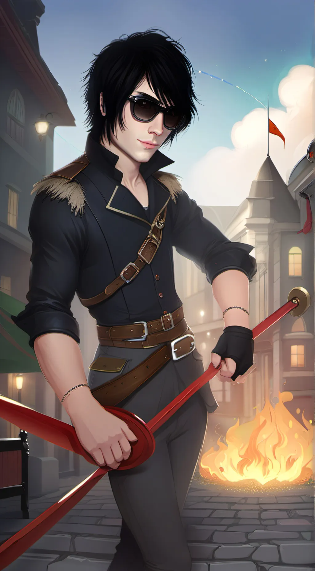 ai character: Johnny Gilbert background