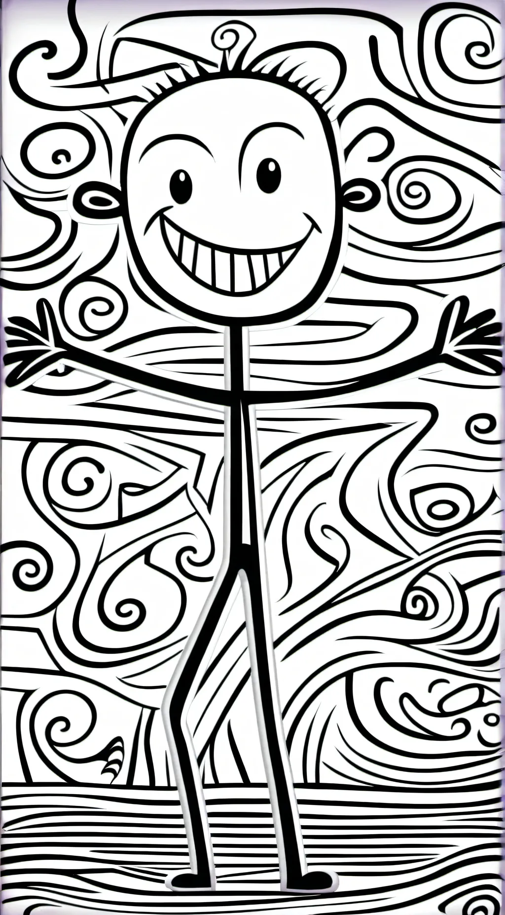 ai character: Troll face background