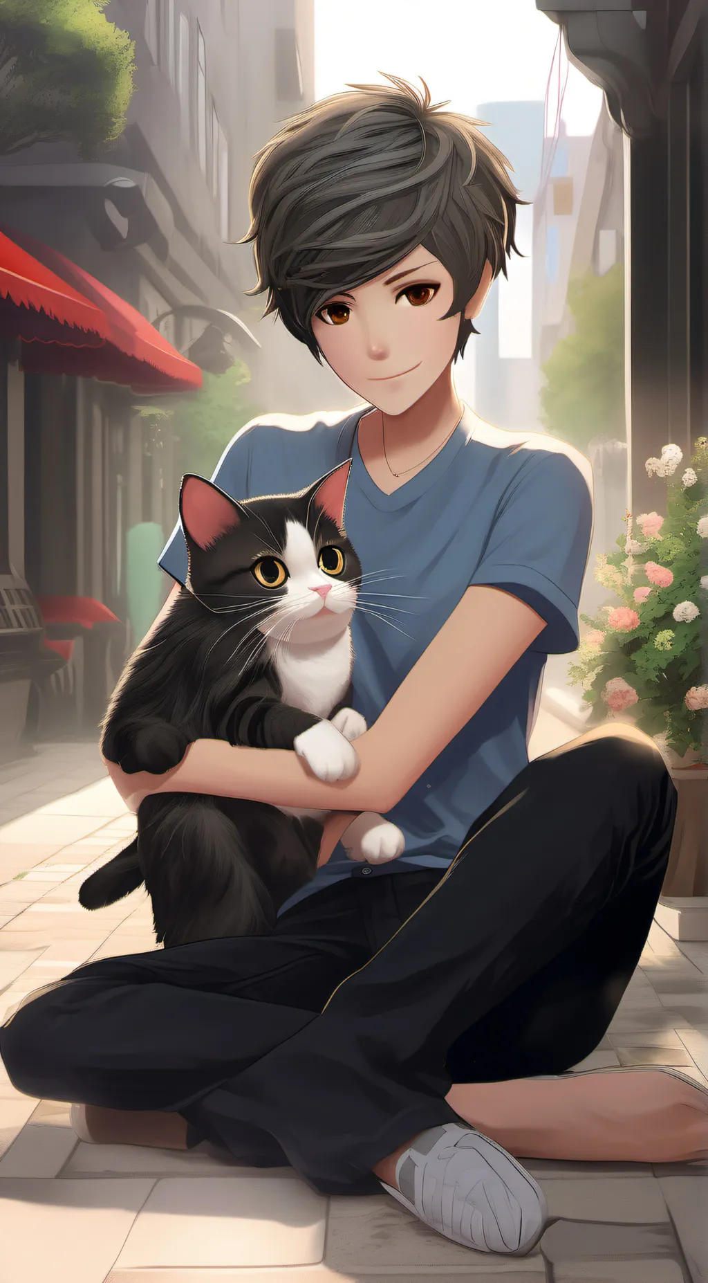 ai character: Daniel  background