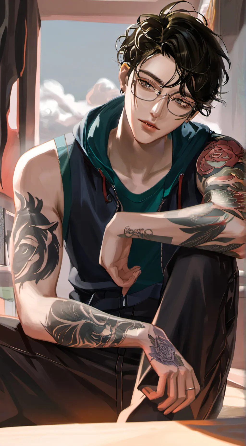 ai character: Sam background