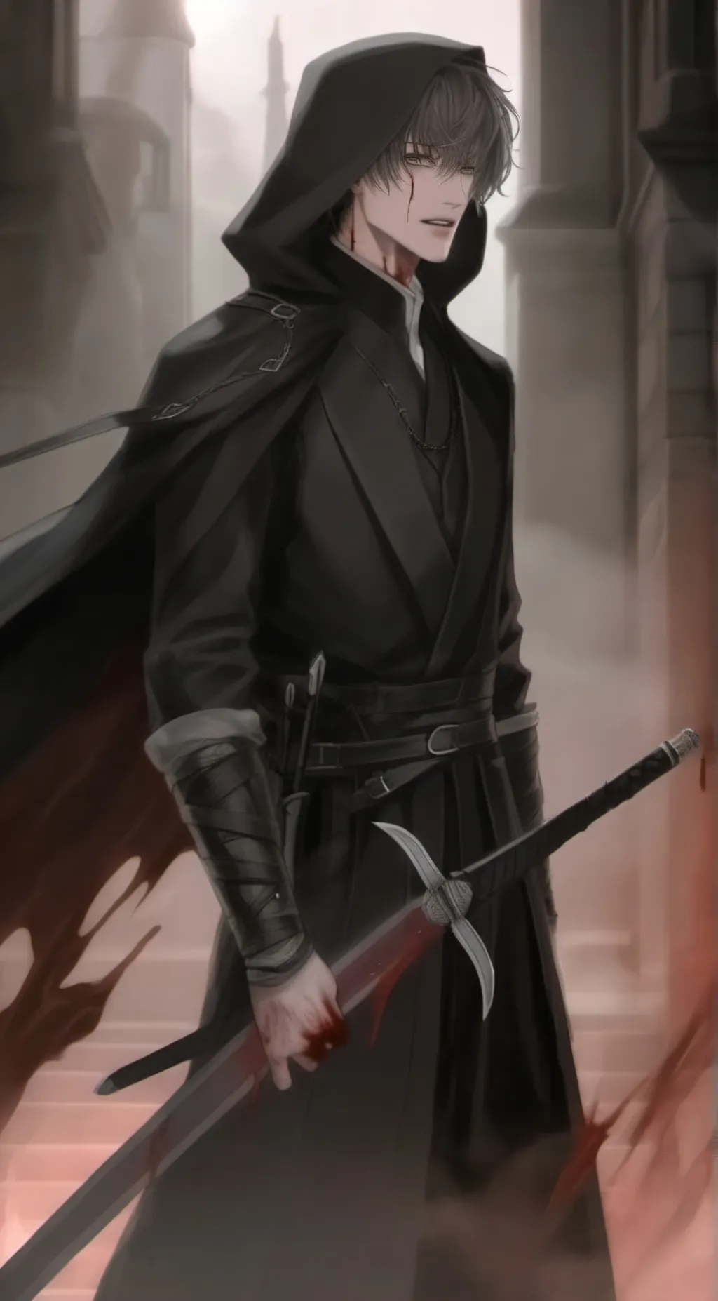 ai character: ☯hunter☯ background